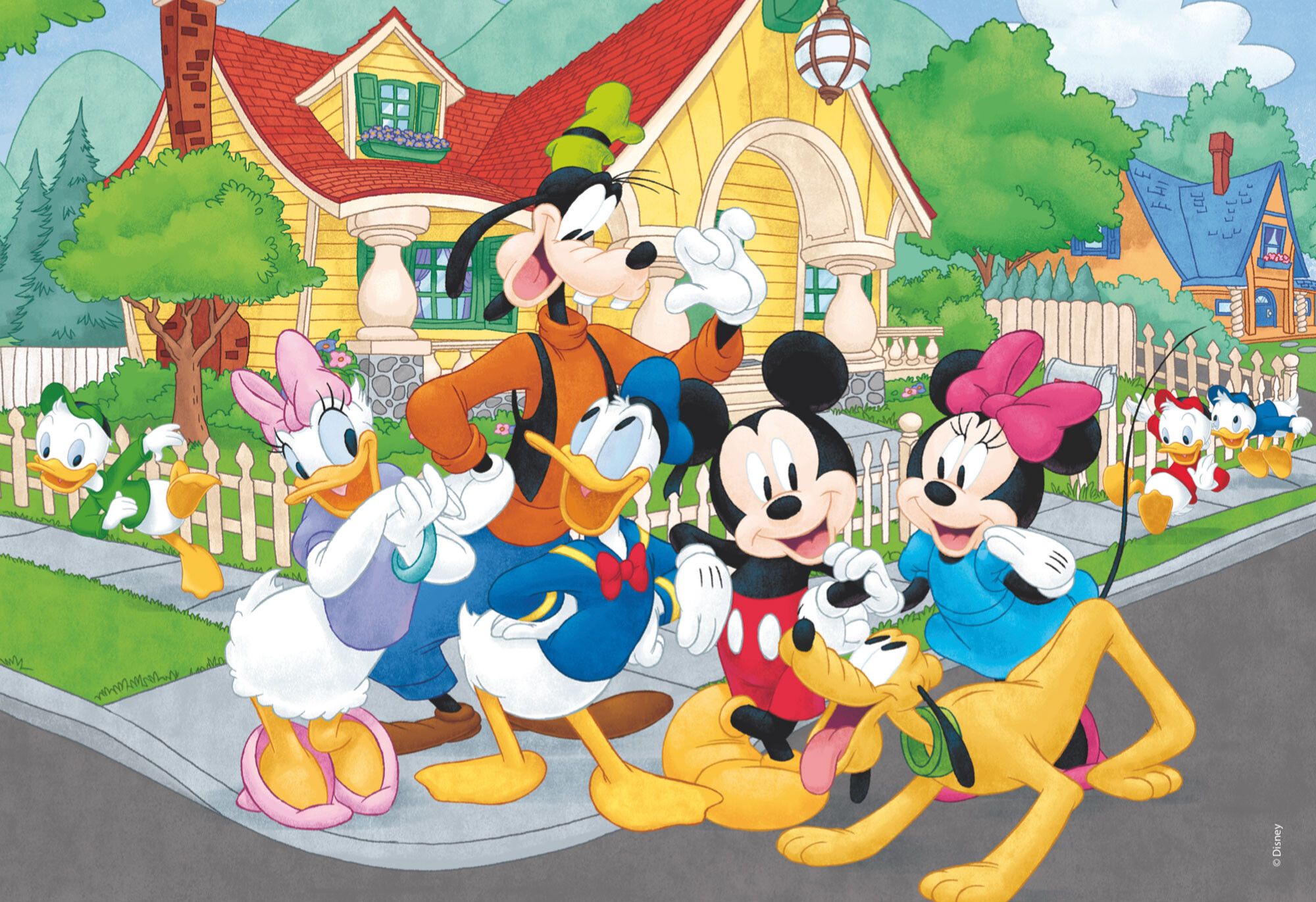 Disney puzzle maxifloor 2 x 12 mickey - LISCIANI, Disney, Mickey Mouse