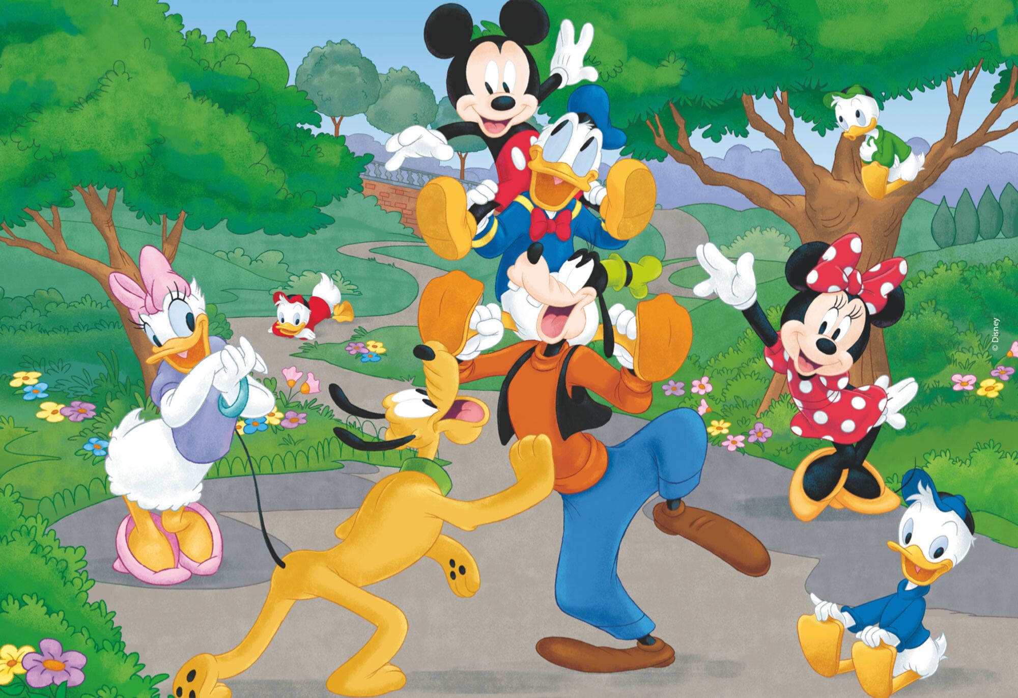 Disney puzzle maxifloor 2 x 12 mickey - LISCIANI, Disney, Mickey Mouse