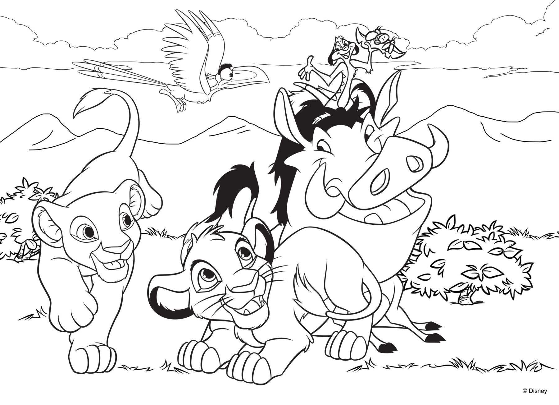 Disney puzzle df maxi floor 24 lion king - LISCIANI, Disney