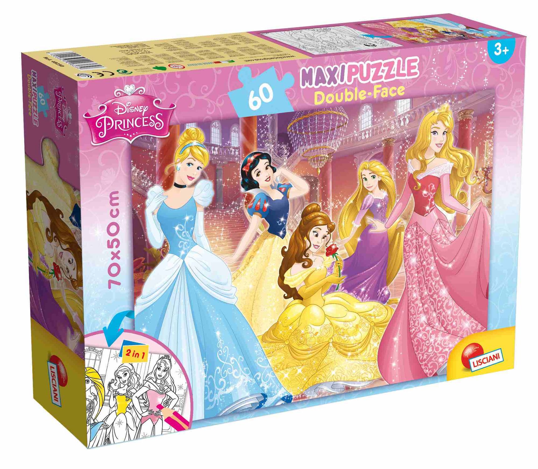 Disney puzzle df maxi floor 60 princess - DISNEY PRINCESS, LISCIANI, Disney