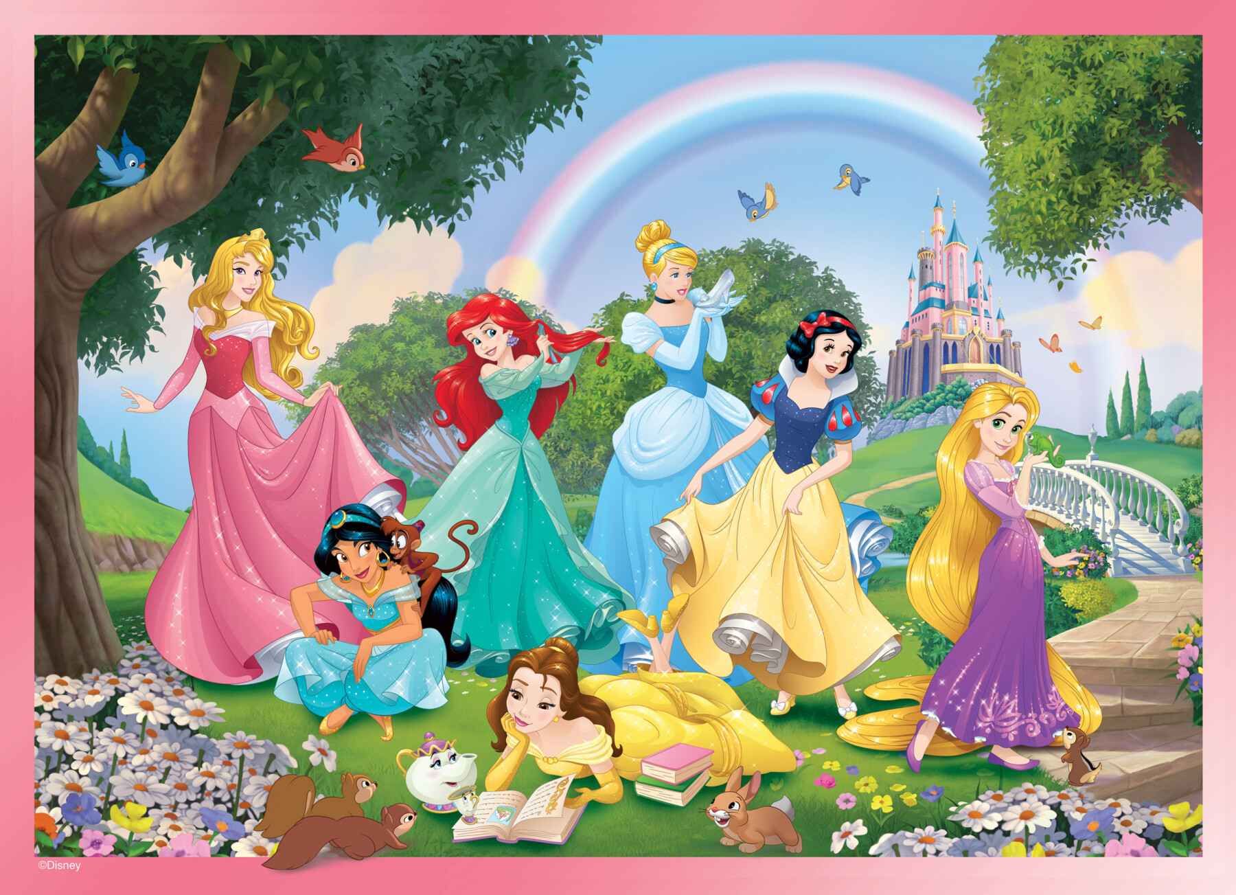 Disney puzzle df maxi floor 108 princess - rainbow world - DISNEY PRINCESS, LISCIANI, Disney