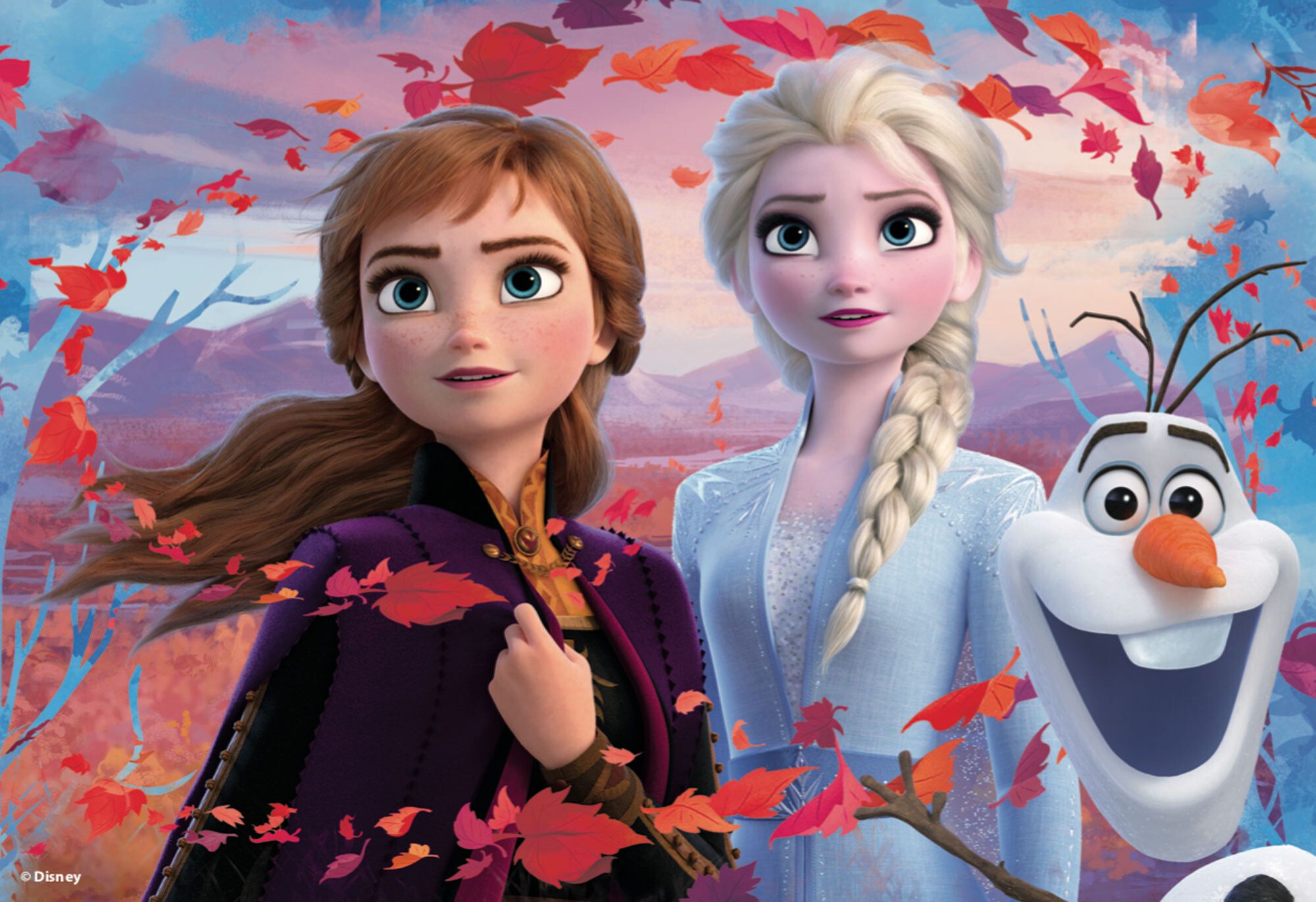 Disney puzzle maxifloor 4 x 48 frozen 2 - DISNEY PRINCESS, LISCIANI, Disney