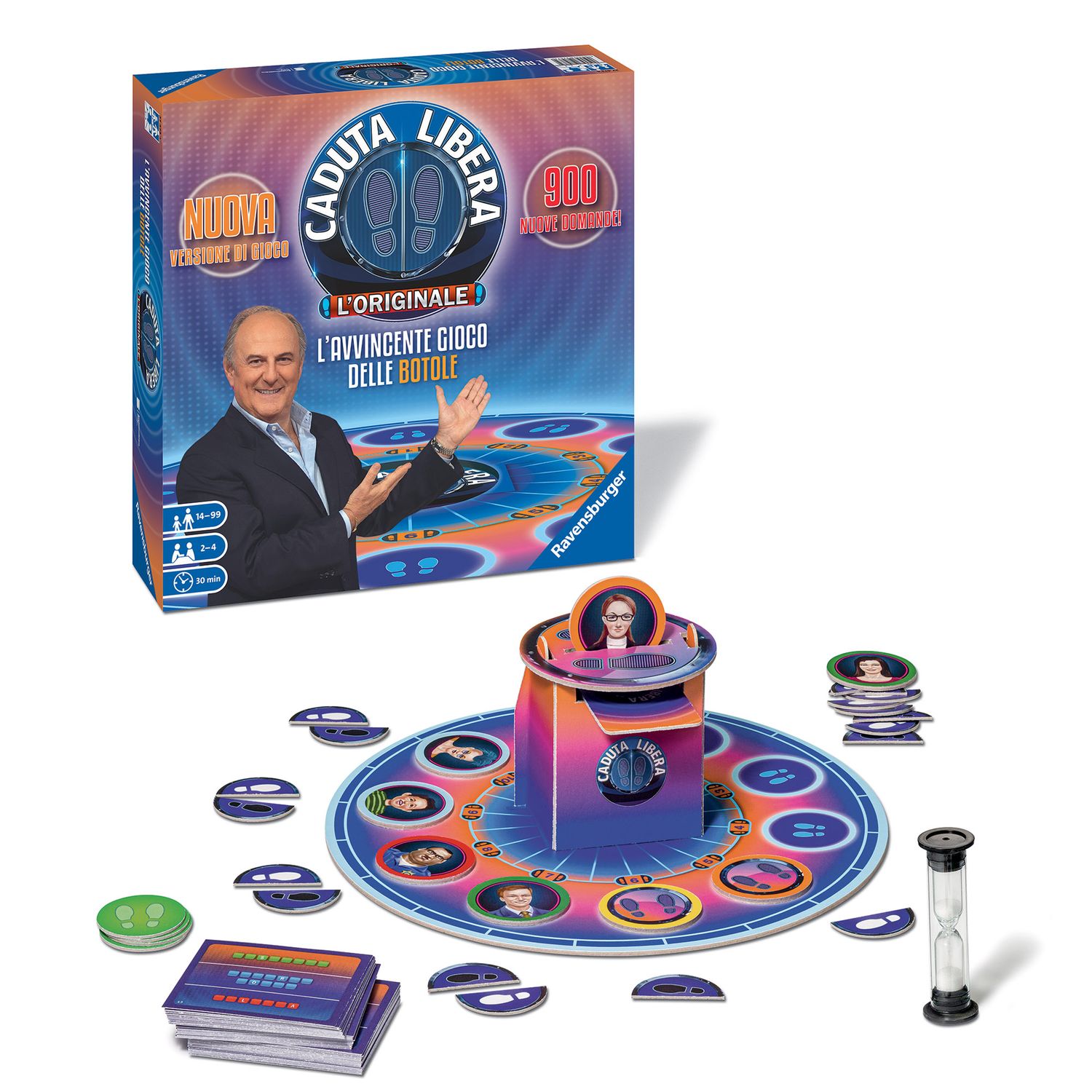 Ravensburger - caduta libera nuova edizione gioco di società, 2-4 giocatori, 14+ anni - RAVENSBURGER