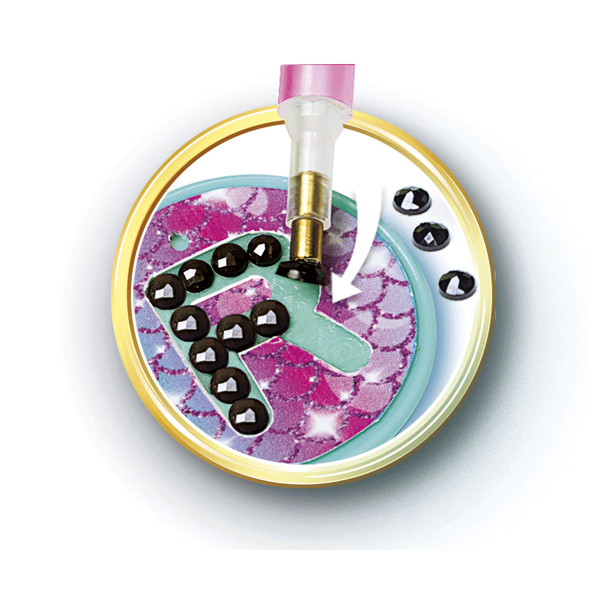 Clementoni - crazy chic - message creations - kit braccialetti - CLEMENTONI, CRAZY CHIC