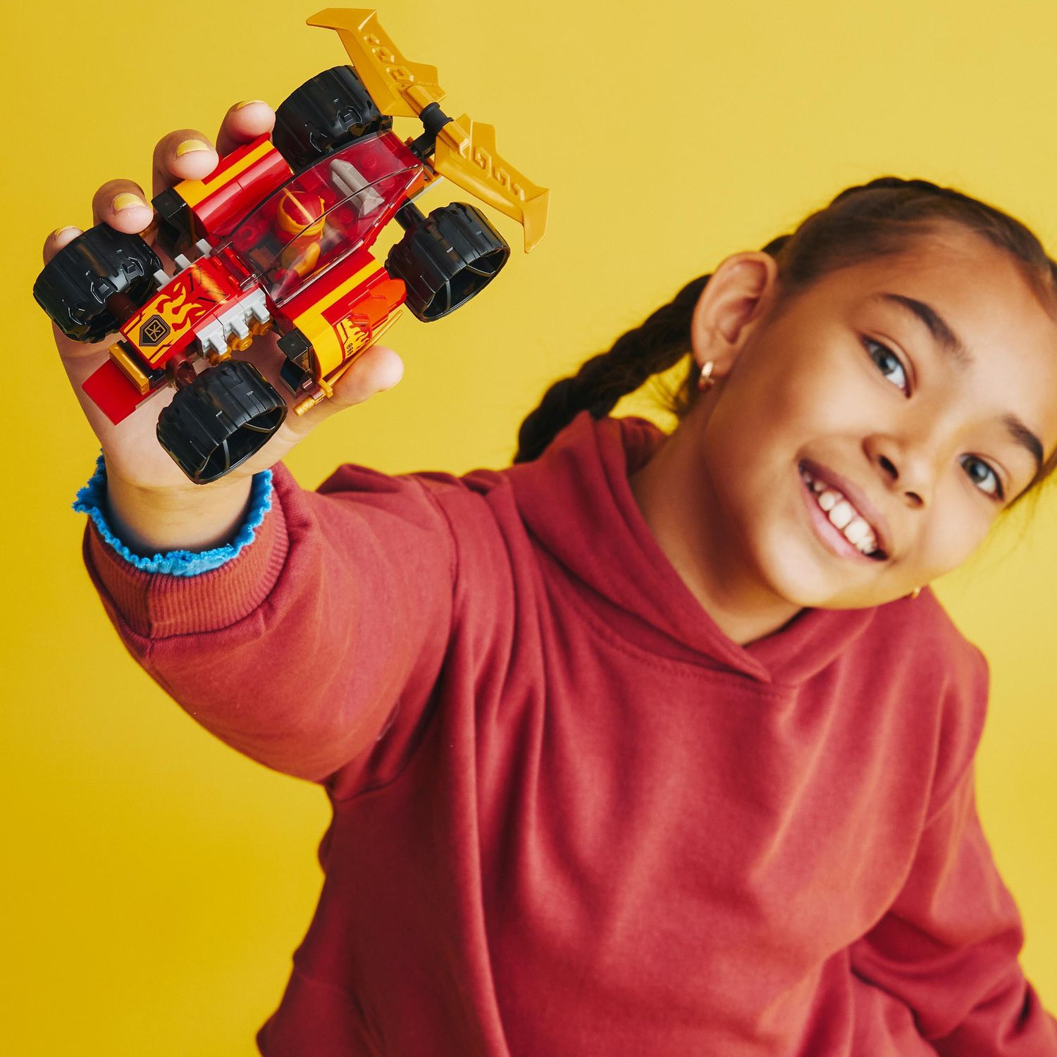 Lego ninjago 71780 auto da corsa ninja di kai - evolution, set 2in1 con macchina giocattolo e fuoristrada, giochi per bambini - LEGO NINJAGO, Lego