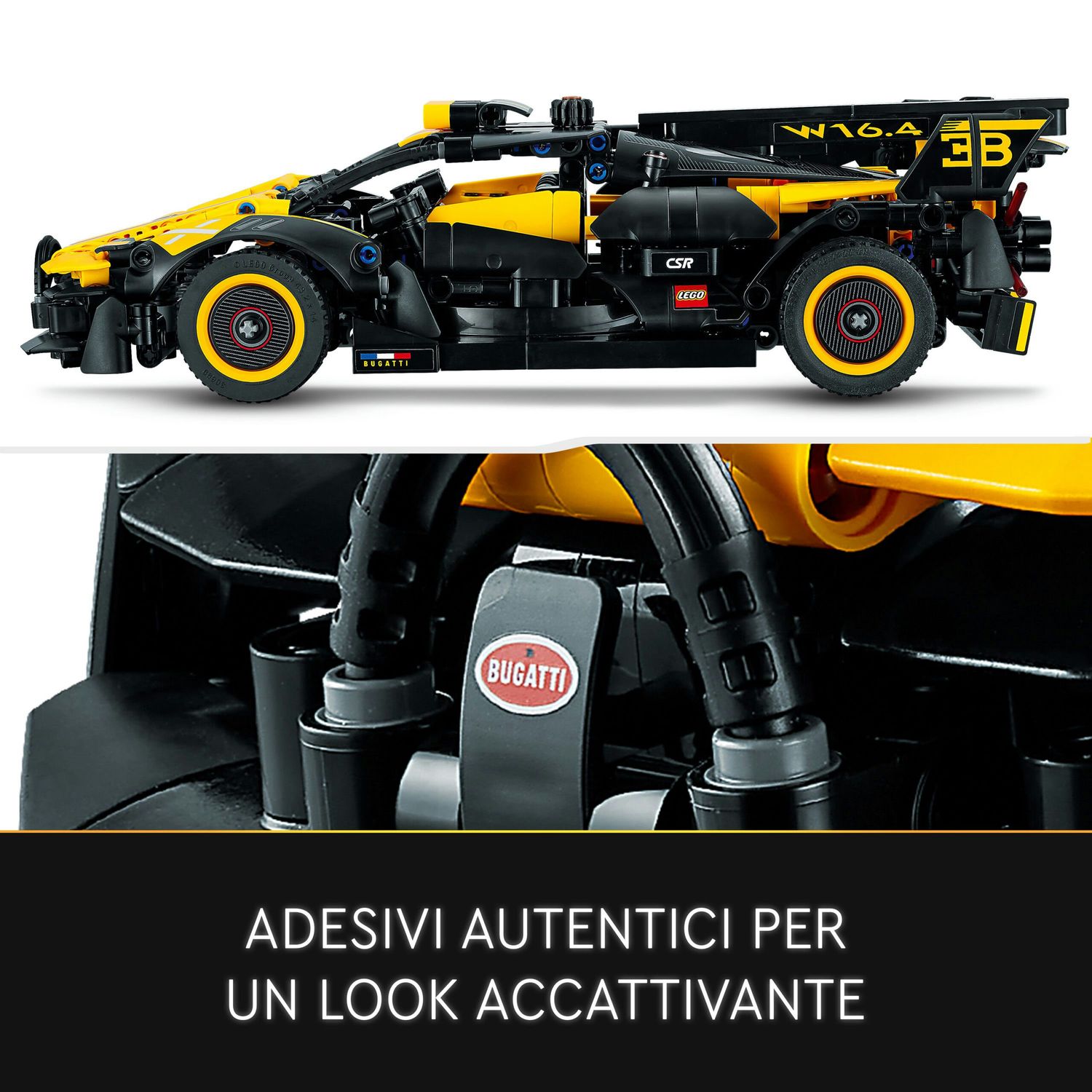 Lego technic 42151 bugatti bolide, kit macchina giocattolo, modellino auto supercar, giochi per bambini, idee regalo - LEGO TECHNIC, Lego