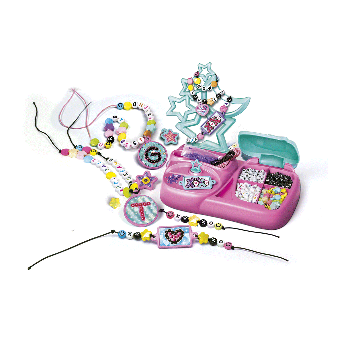 Clementoni - crazy chic - message creations - kit braccialetti - CLEMENTONI, CRAZY CHIC