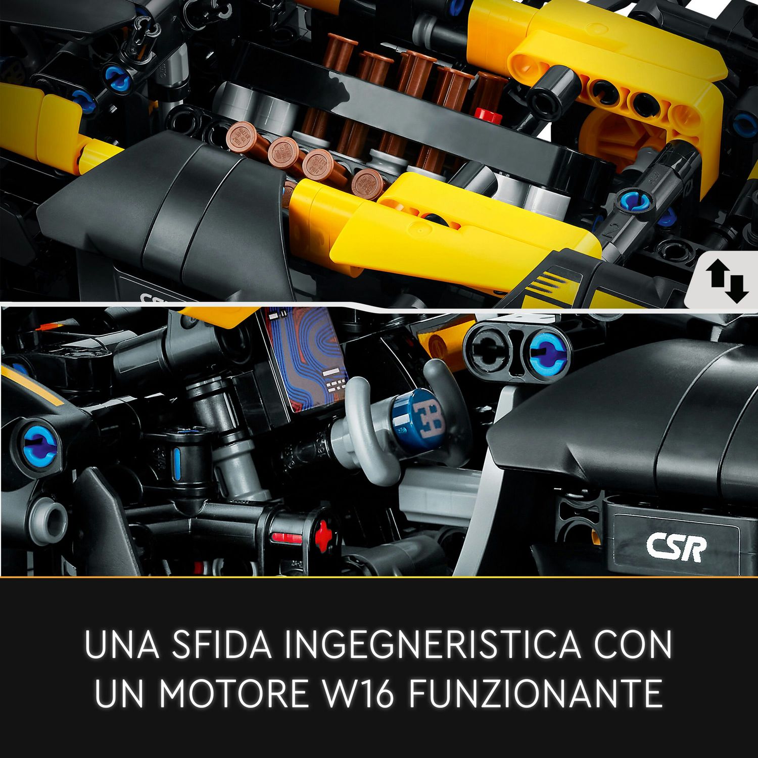 Lego technic 42151 bugatti bolide, kit macchina giocattolo, modellino auto supercar, giochi per bambini, idee regalo - LEGO TECHNIC, Lego