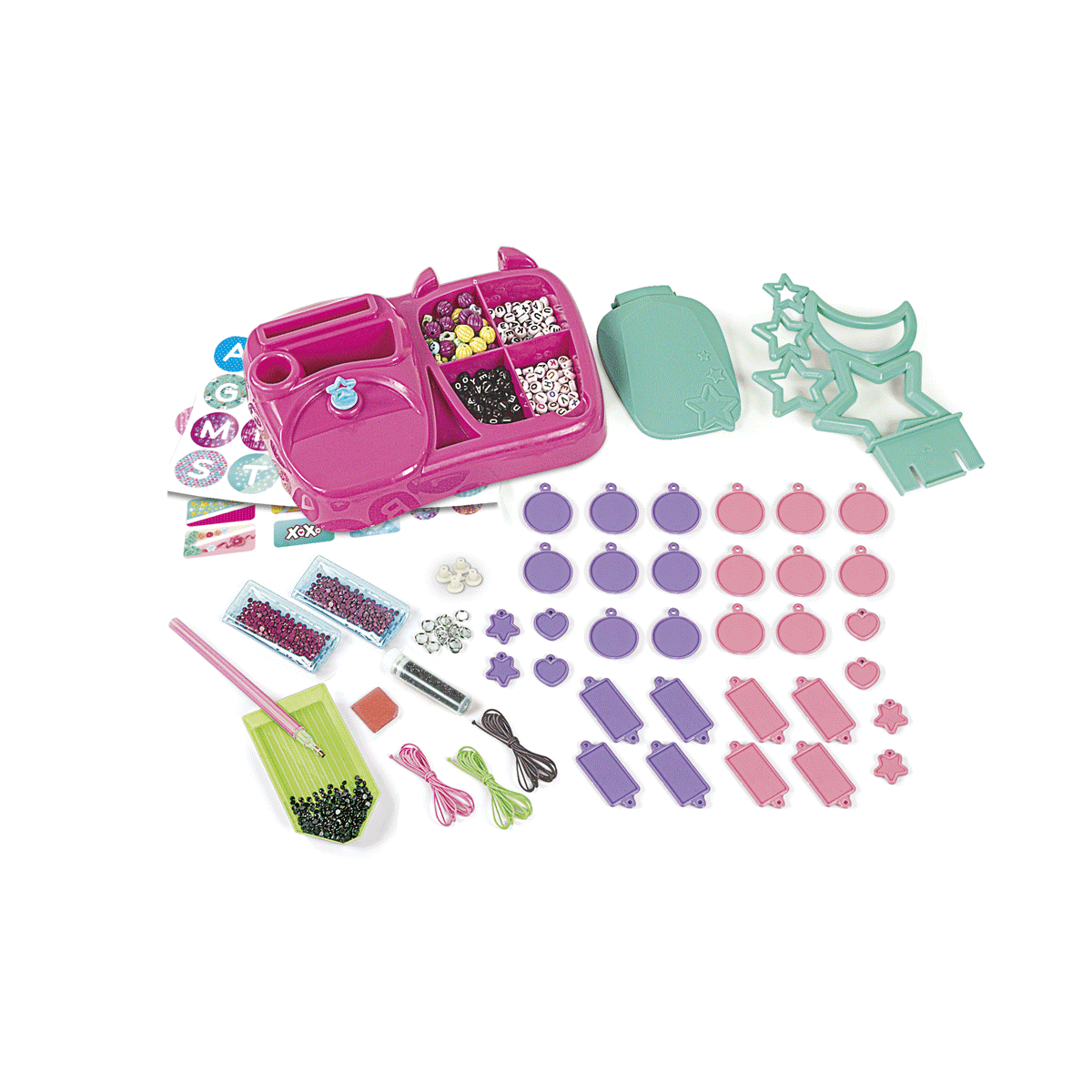 Clementoni - crazy chic - message creations - kit braccialetti - CLEMENTONI, CRAZY CHIC