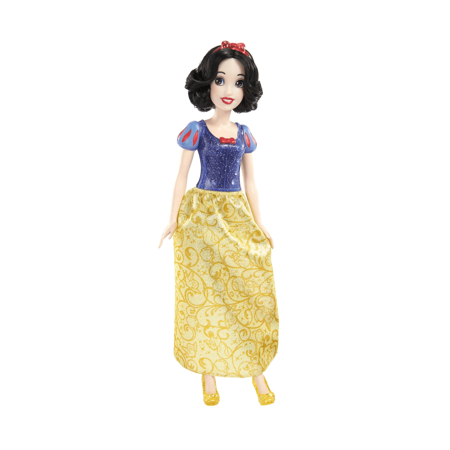 Disney princess - biancaneve bambola snodata, con capi e accessori scintillanti ispirati al film disney, giocattolo per bambini, 3+ anni, hlw08 - DISNEY PRINCESS, Disney
