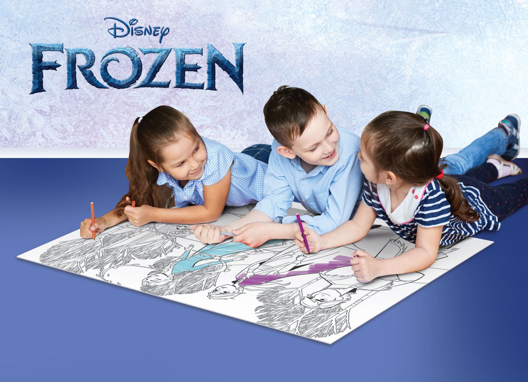 Disney puzzle maxifloor df 2 x 60 frozen - DISNEY PRINCESS, LISCIANI, Disney, Frozen