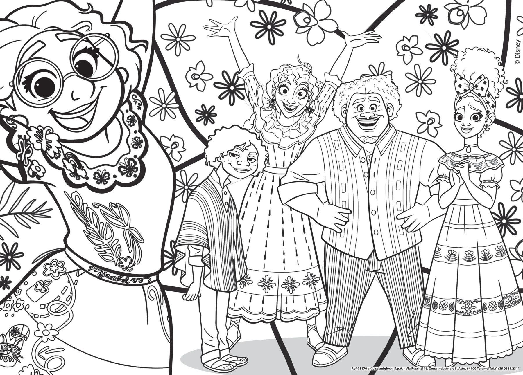 Disney puzzle maxifloor df 2 x 60 encanto - DISNEY PRINCESS, ENCANTO, LISCIANI, Disney