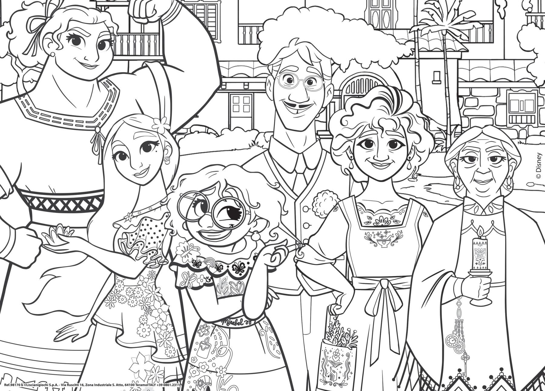 Disney puzzle maxifloor df 2 x 60 encanto - DISNEY PRINCESS, ENCANTO, LISCIANI, Disney