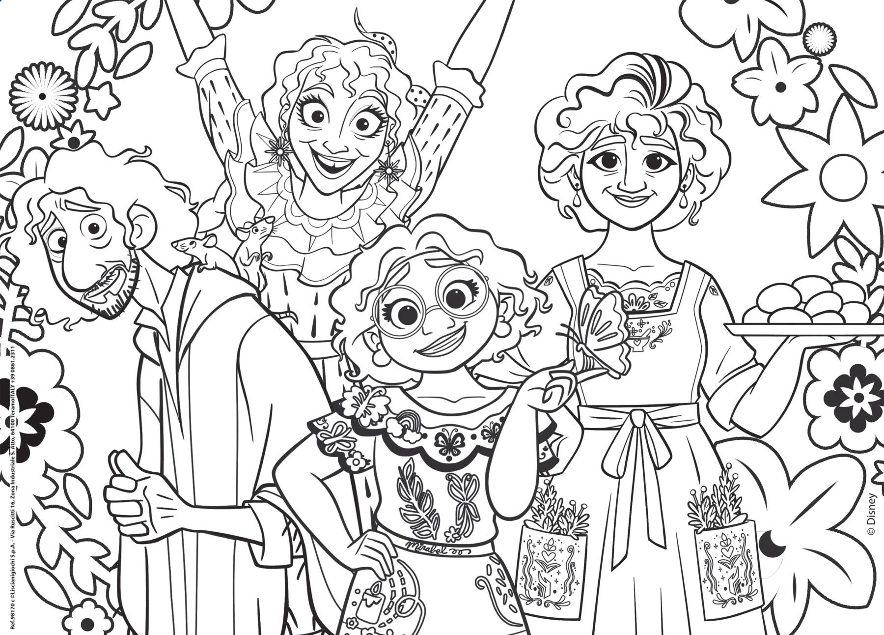 Disney puzzle maxifloor df 2 x 60 encanto - DISNEY PRINCESS, ENCANTO, LISCIANI, Disney