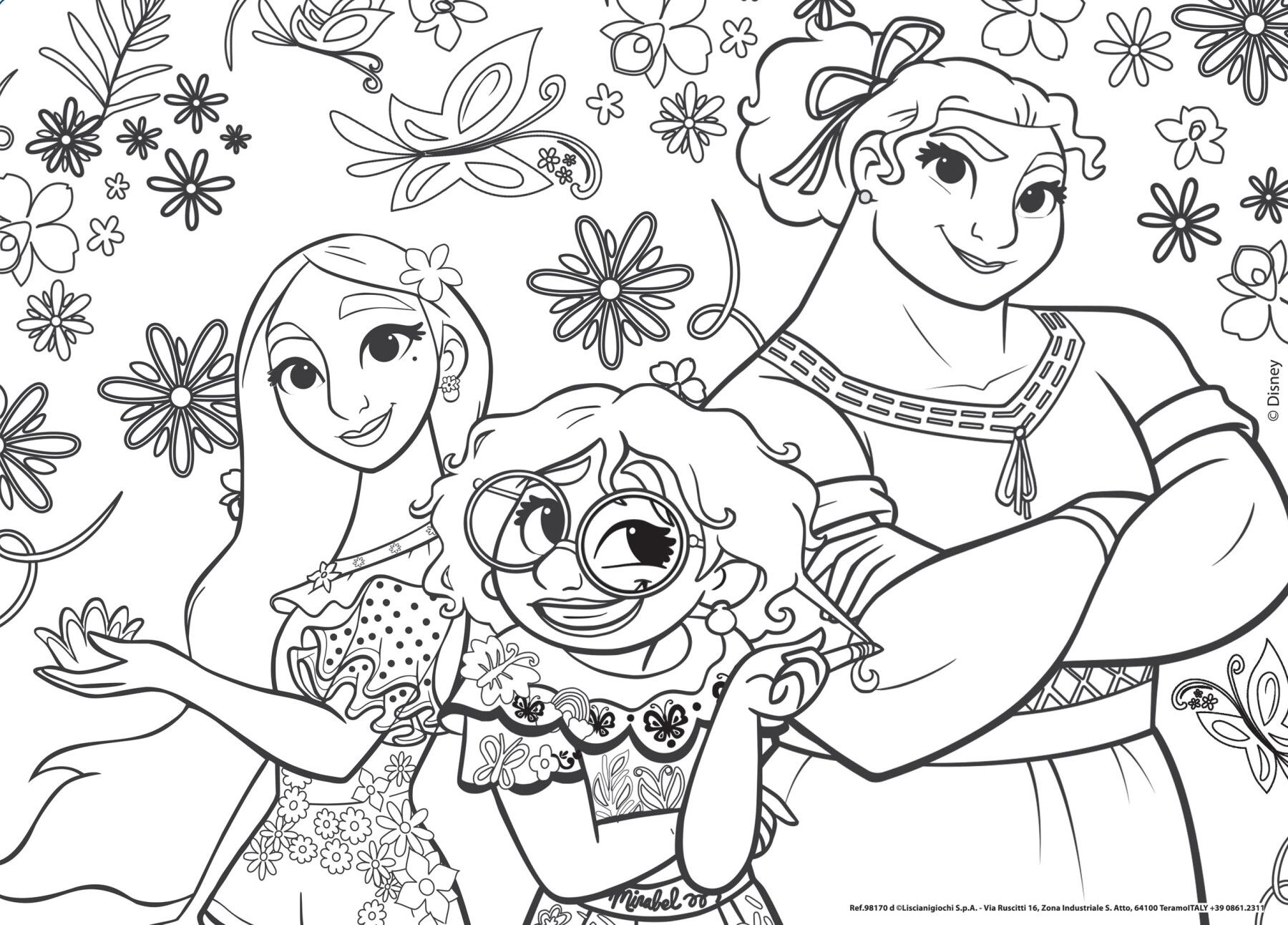 Disney puzzle maxifloor df 2 x 60 encanto - DISNEY PRINCESS, ENCANTO, LISCIANI, Disney