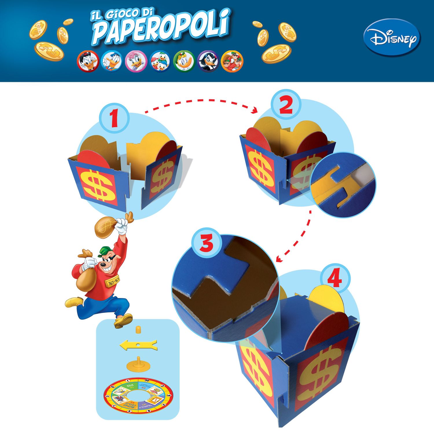 Disney il gioco di paperopoli - LISCIANI, Disney