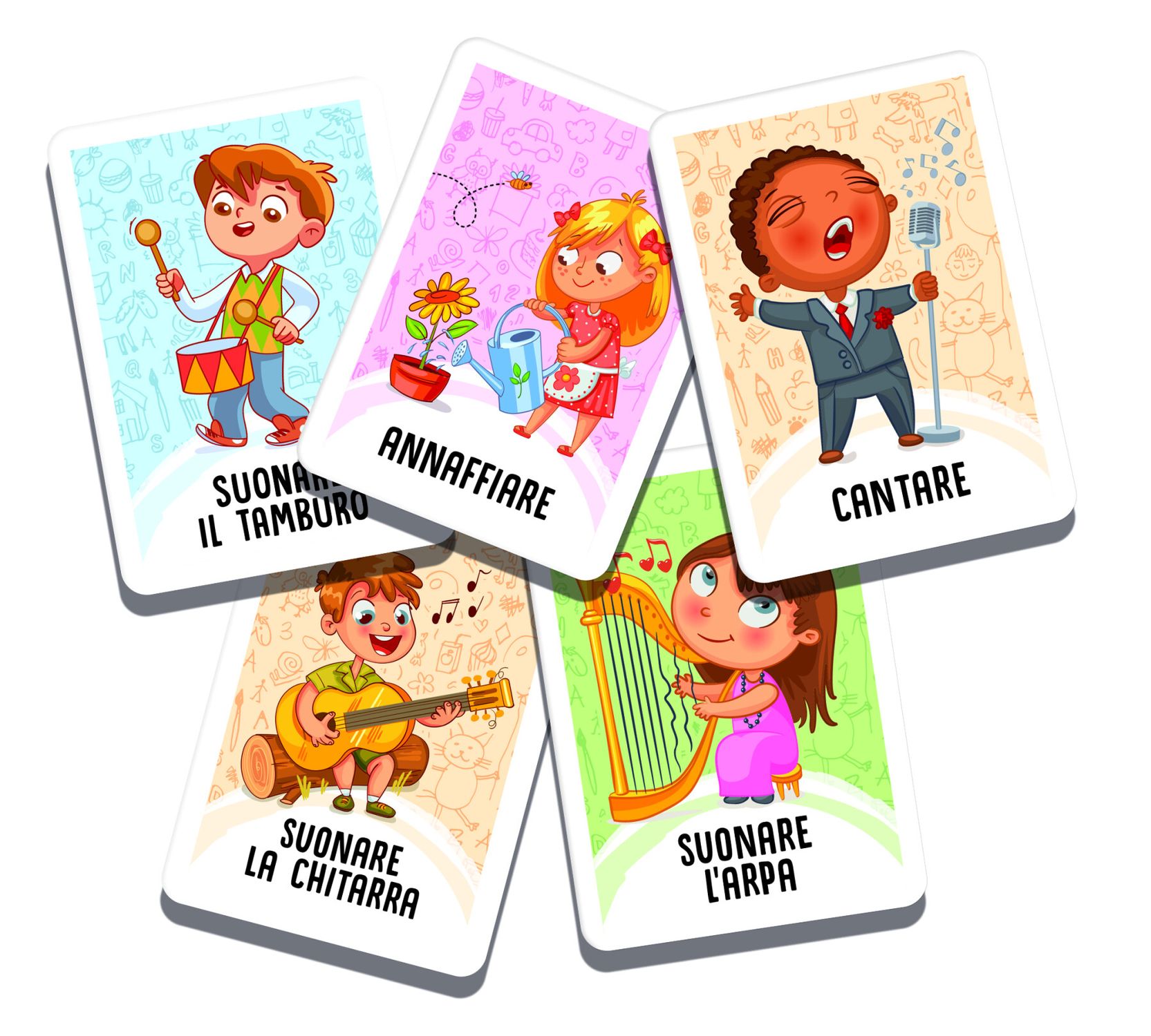 Ludoteca le carte dei bambini il gioco dei mimi - LISCIANI