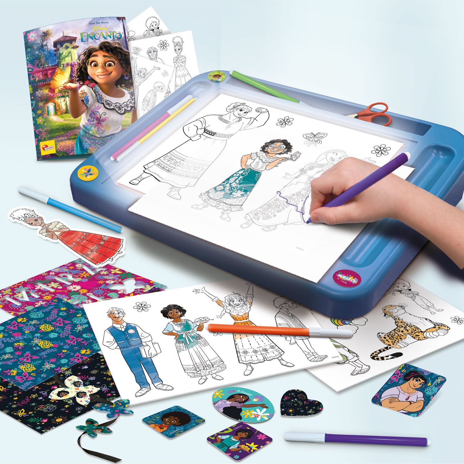 Encanto drawing school with lightning table - DISNEY PRINCESS, ENCANTO, LISCIANI