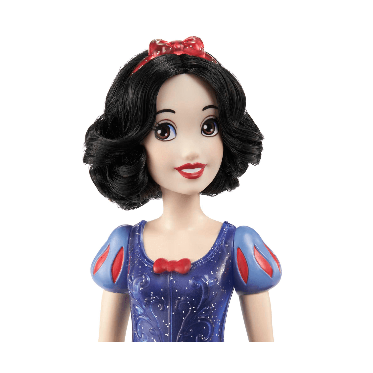 Disney princess - biancaneve bambola snodata, con capi e accessori scintillanti ispirati al film disney, giocattolo per bambini, 3+ anni, hlw08 - DISNEY PRINCESS, Disney