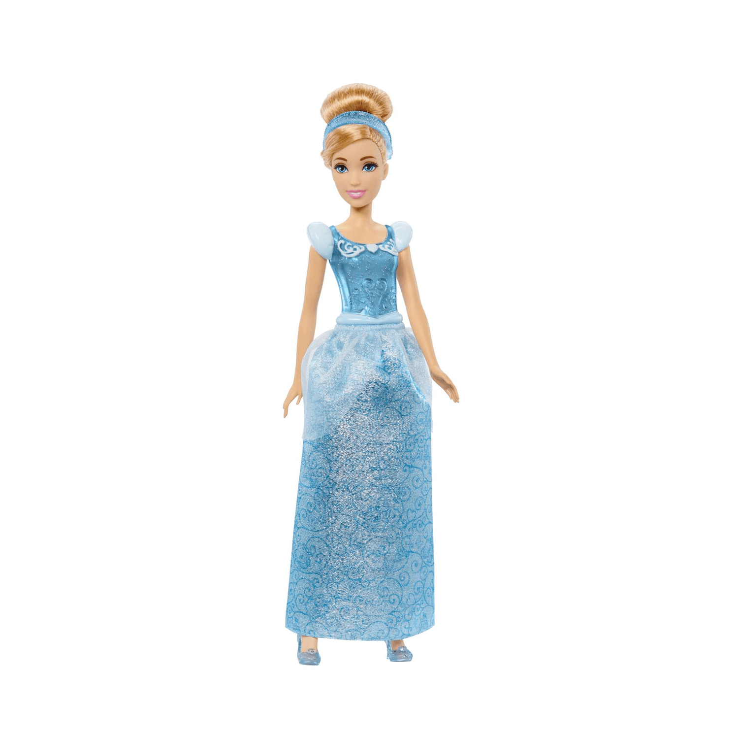 Disney princess - cenerentola bambola snodata, con capi e accessori scintillanti ispirati al film disney, giocattolo per bambini, 3+ anni, hlw06 - DISNEY PRINCESS, Disney