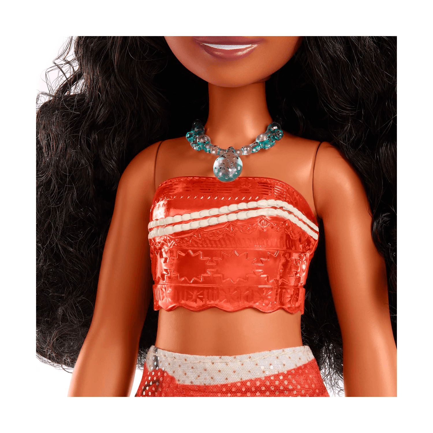 Disney princess - vaiana, bambola snodata con capi e accessori scintillanti ispirati al film disney, giocattolo per bambini, 3+ anni, hpg68 - DISNEY PRINCESS, Disney