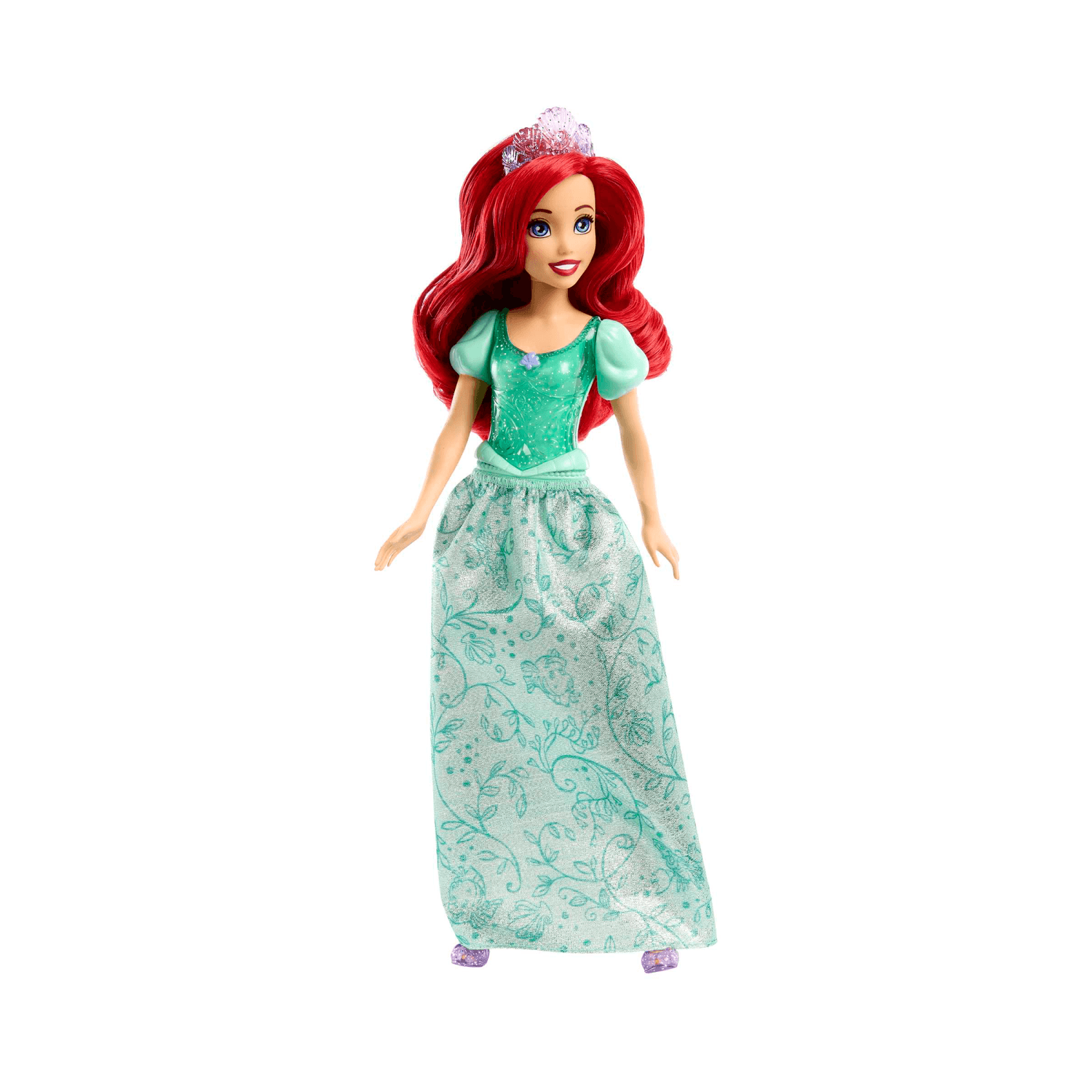 Disney princess - ariel bambola snodata, con capi e accessori scintillanti ispirati al film disney, giocattolo per bambini, 3+ anni, hlw10 - DISNEY PRINCESS, Disney