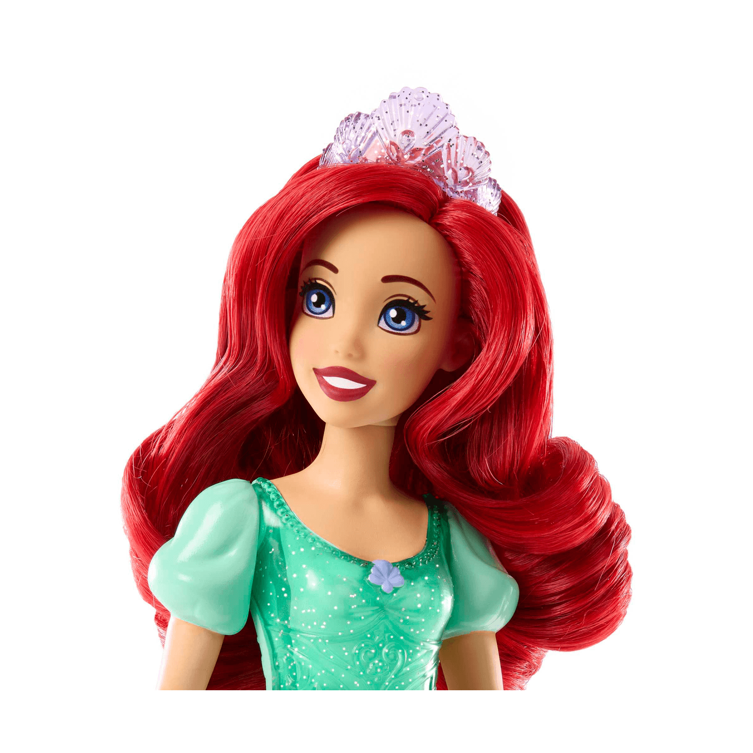 Disney princess - ariel bambola snodata, con capi e accessori scintillanti ispirati al film disney, giocattolo per bambini, 3+ anni, hlw10 - DISNEY PRINCESS, Disney