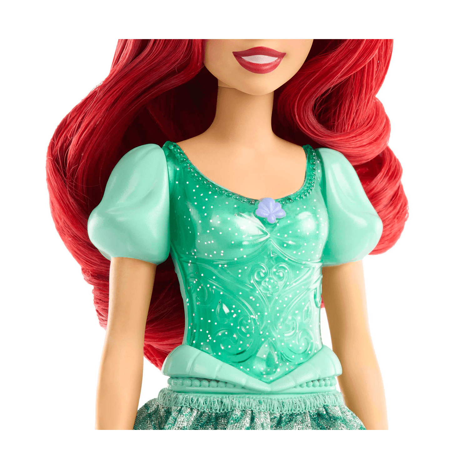 Disney princess - ariel bambola snodata, con capi e accessori scintillanti ispirati al film disney, giocattolo per bambini, 3+ anni, hlw10 - DISNEY PRINCESS, Disney