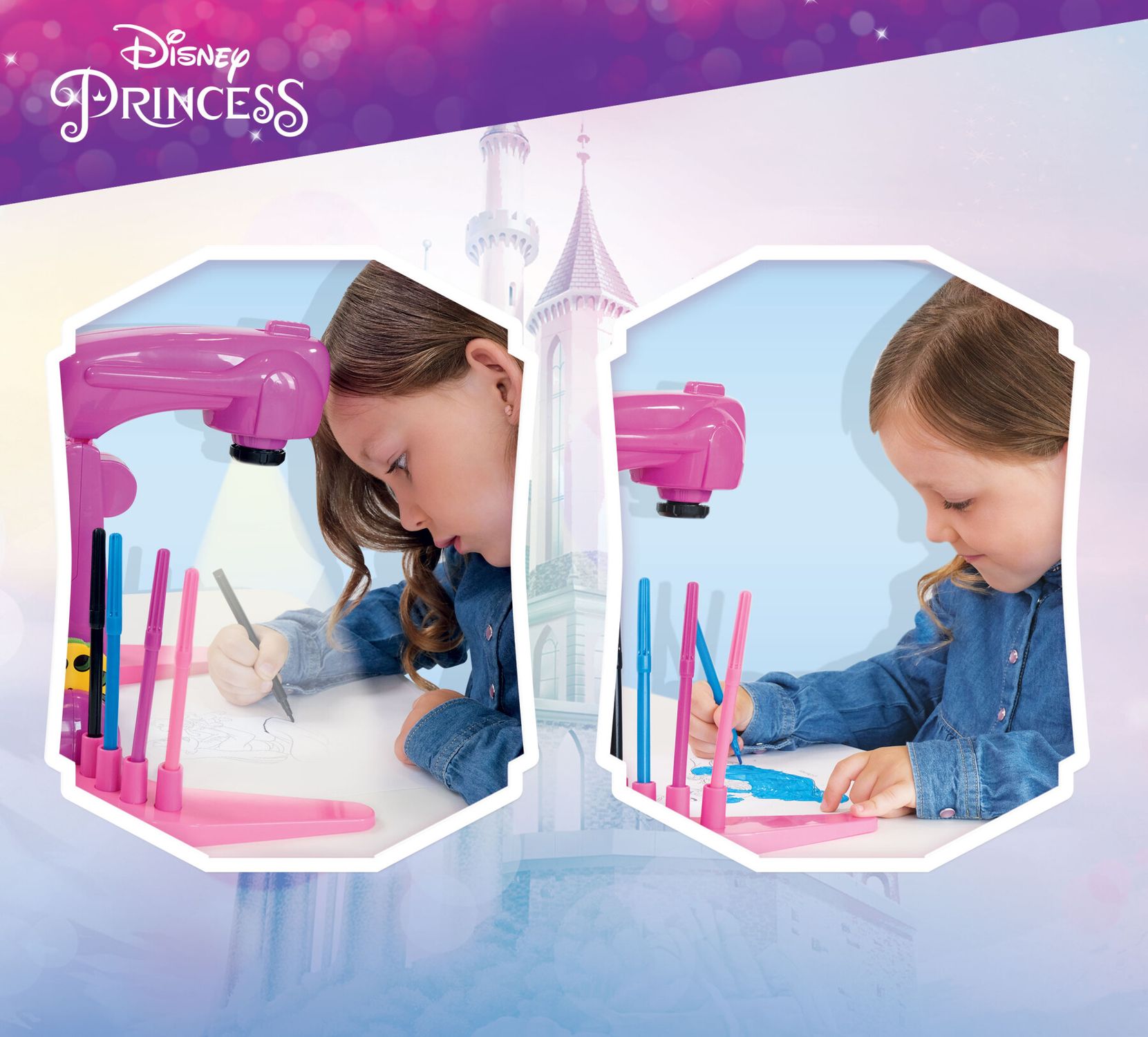 Princess proiettore drawing school - DISNEY PRINCESS, LISCIANI, Disney