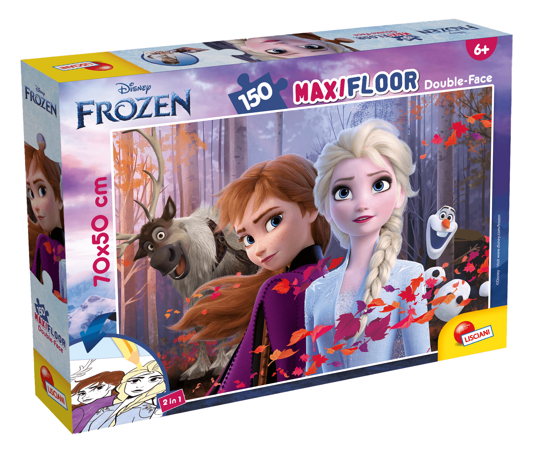 Disney puzzle df maxi floor 150 frozen - DISNEY PRINCESS, LISCIANI, Disney, Frozen