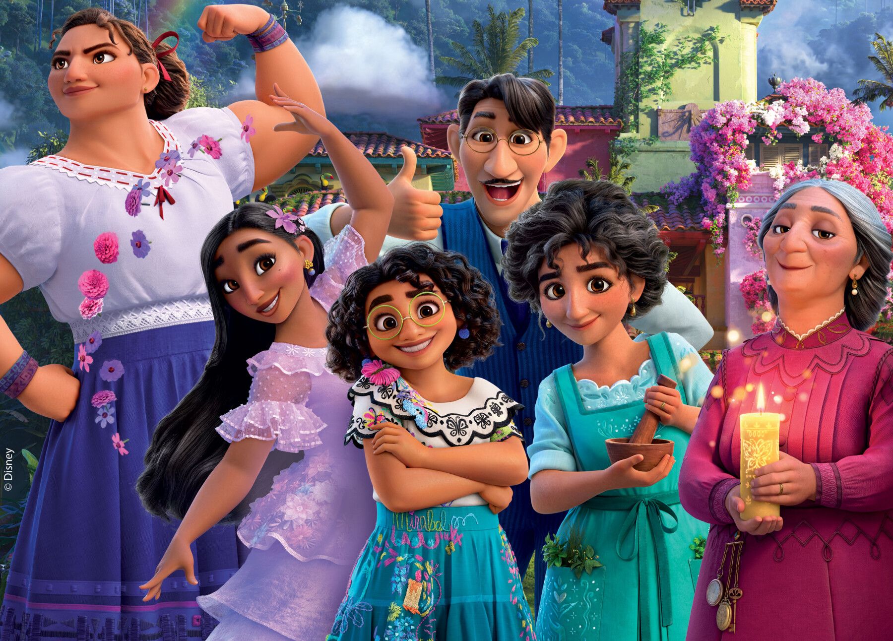 Disney puzzle maxifloor df 2 x 60 encanto - DISNEY PRINCESS, ENCANTO, LISCIANI, Disney