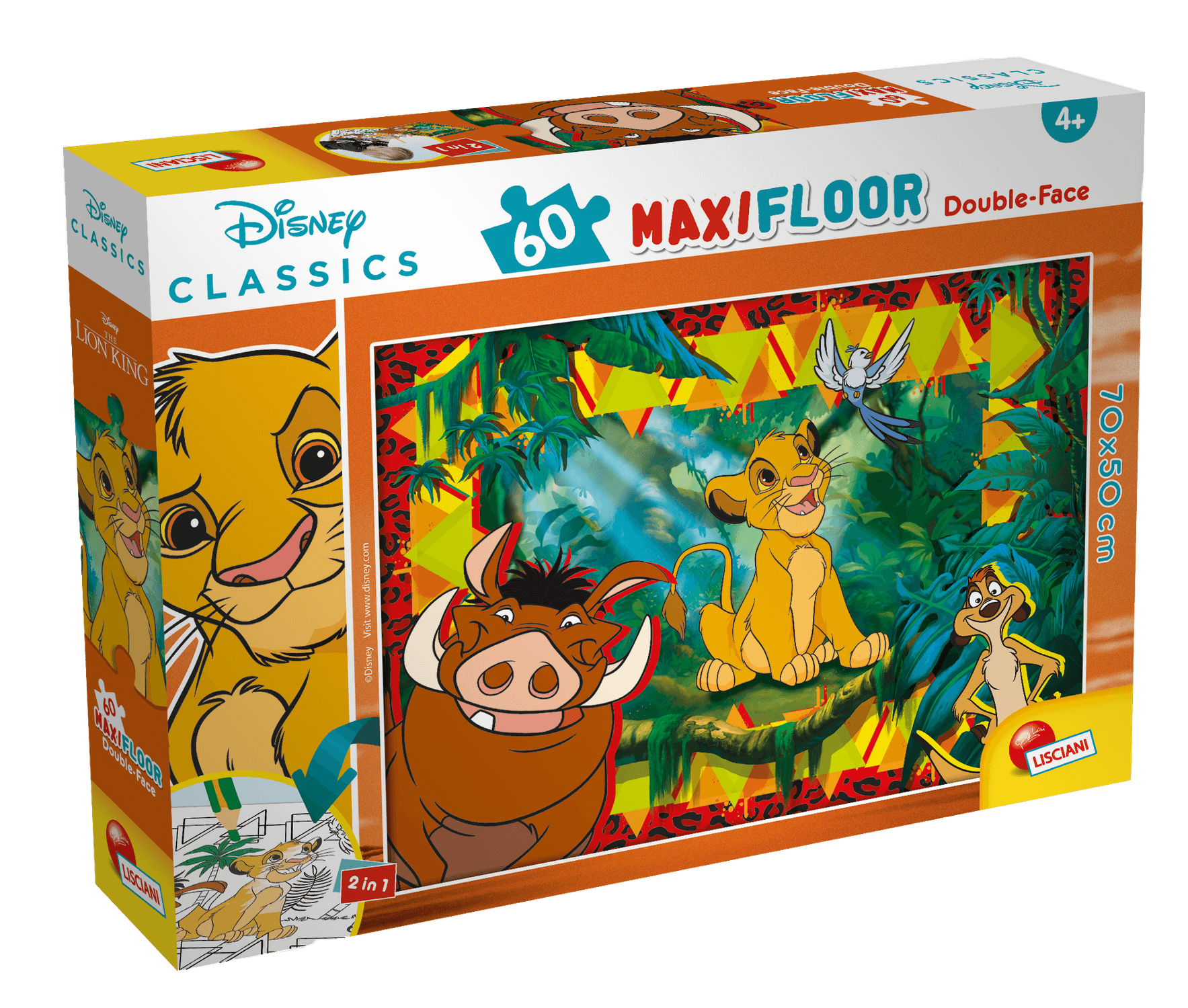 Disney puzzle df maxi floor 60 re leone - LISCIANI, Disney