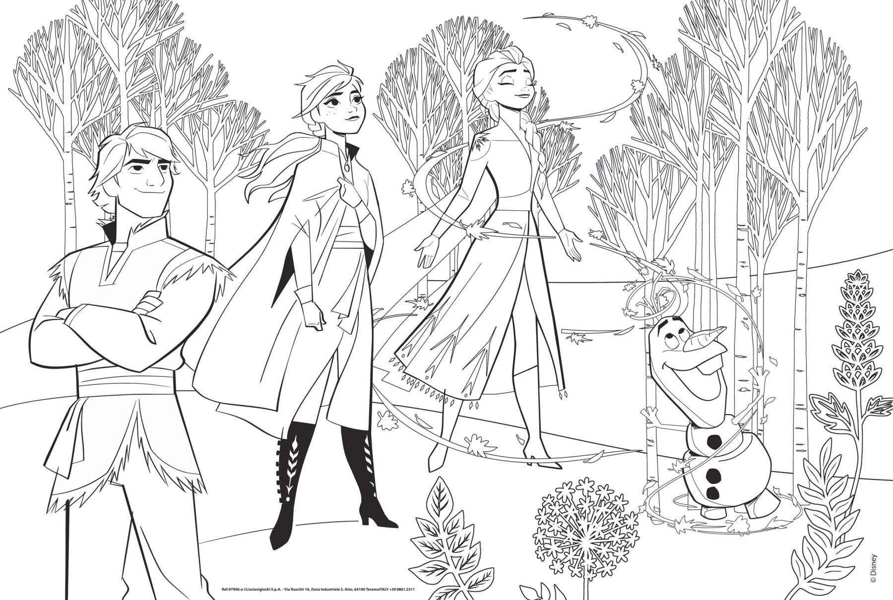 Disney puzzle maxifloor df 2 x 60 frozen - DISNEY PRINCESS, LISCIANI, Disney, Frozen