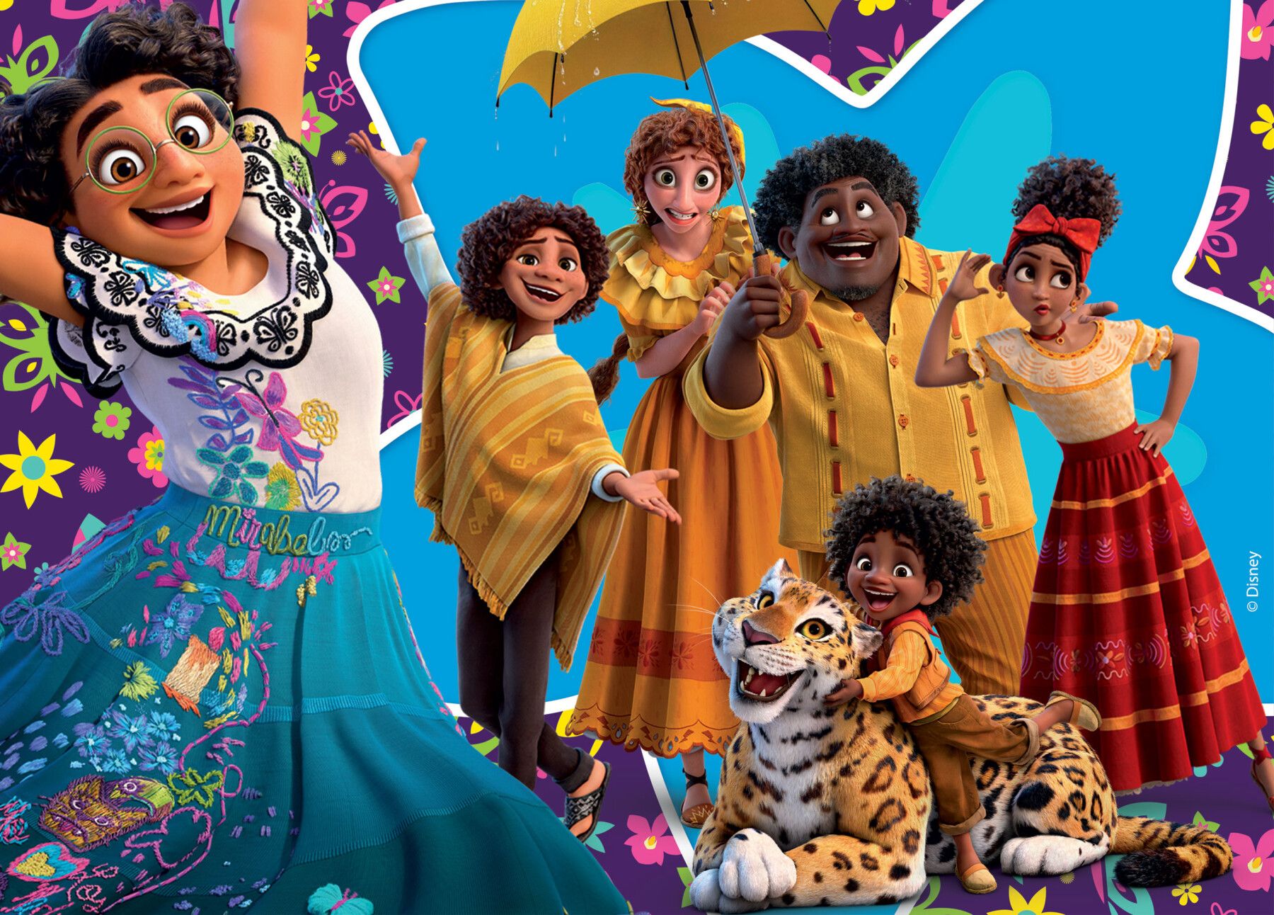 Disney puzzle maxifloor 4 x 48 encanto - DISNEY PRINCESS, ENCANTO, LISCIANI, Disney