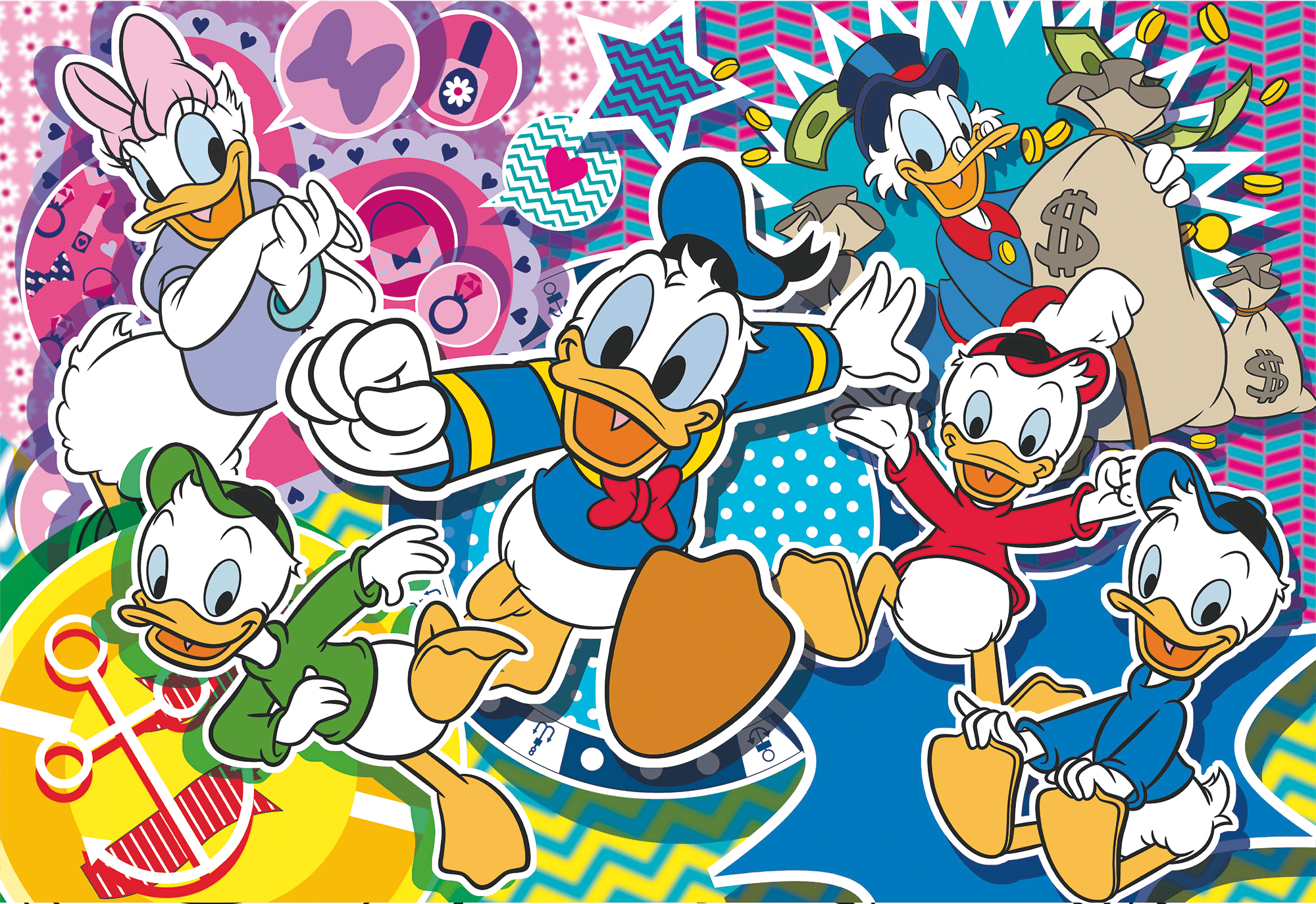 Disney puzzle df maxi floor 108 paperino - LISCIANI, Disney