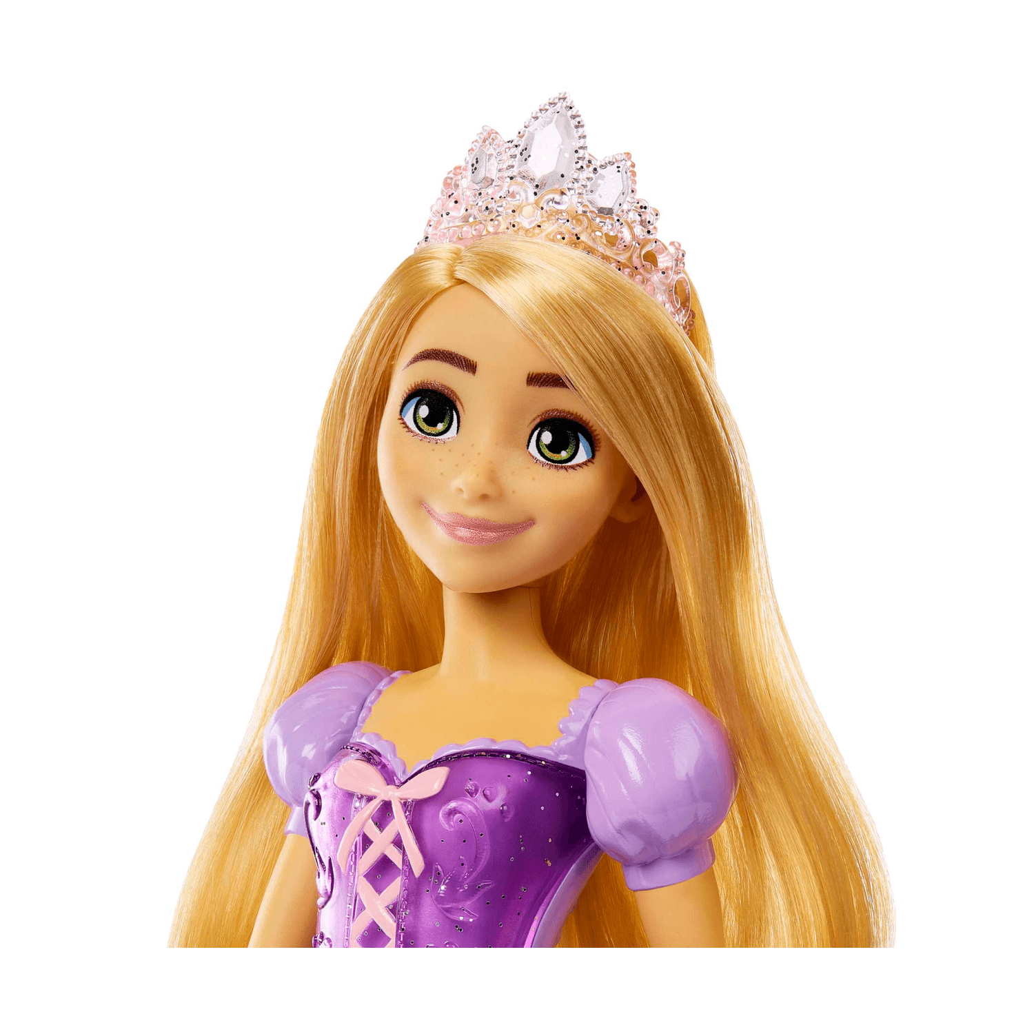 Disney princess - rapunzel bambola snodata, vestita alla moda con capi e accessori scintillanti ispirati al film disney, giocattolo per bambini, 3+ anni, hlw03 - DISNEY PRINCESS, Disney