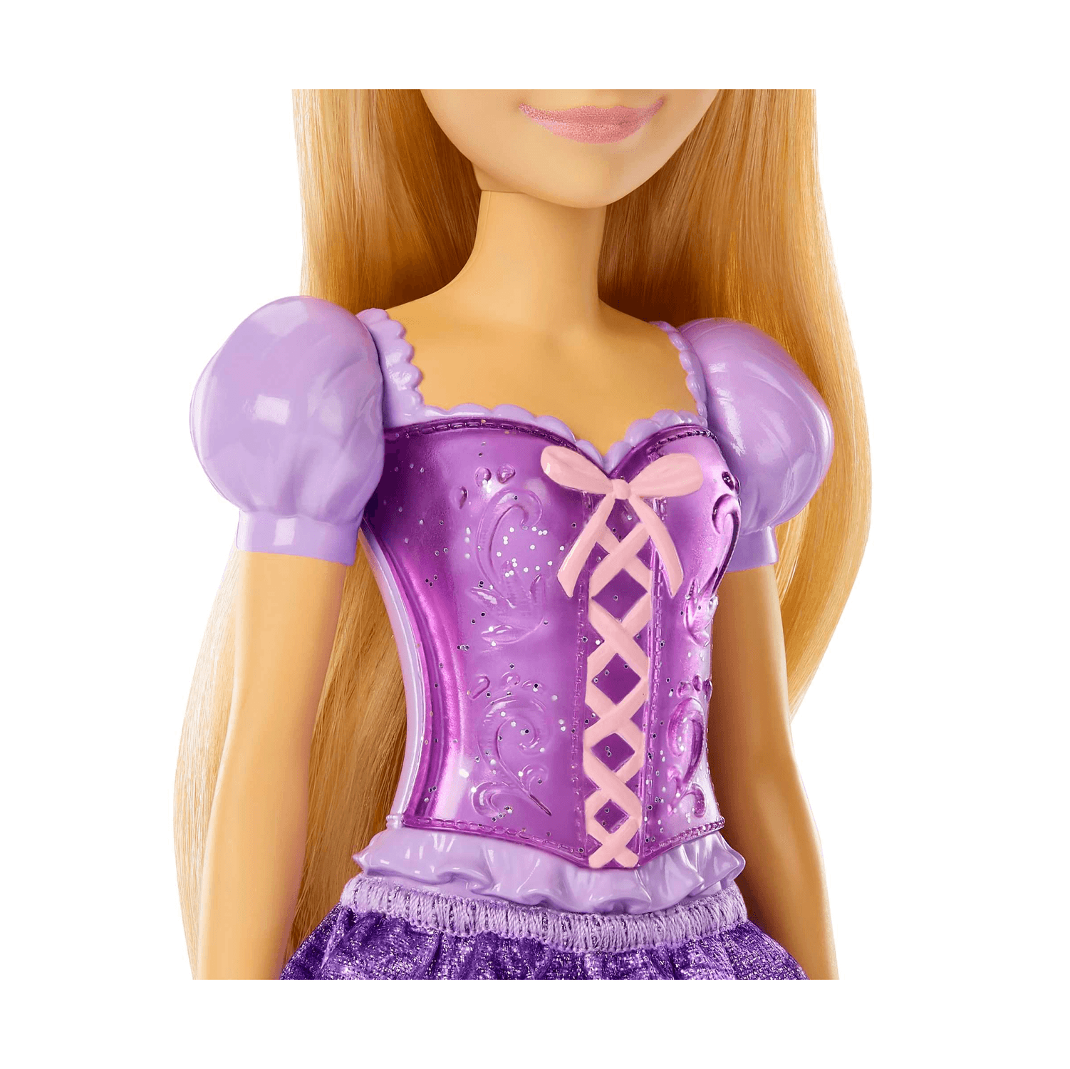 Disney princess - rapunzel bambola snodata, vestita alla moda con capi e accessori scintillanti ispirati al film disney, giocattolo per bambini, 3+ anni, hlw03 - DISNEY PRINCESS, Disney