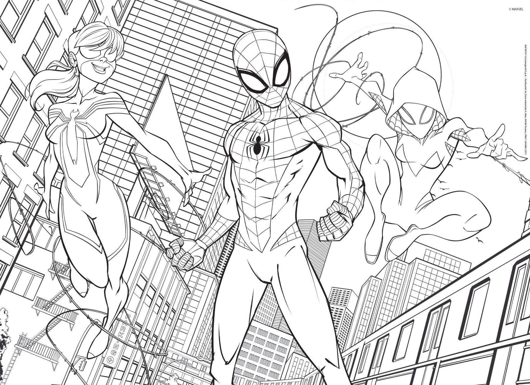 Marvel puzzle df maxi floor 60  spiderman - LISCIANI, Avengers, Spiderman