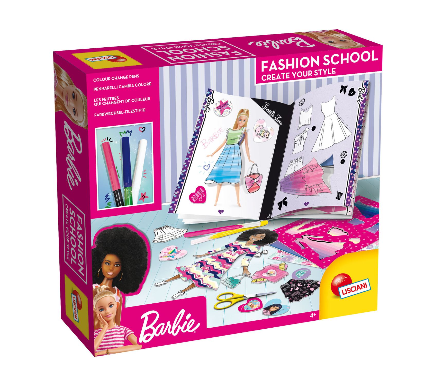 Barbie fashion school (magic pens) - LISCIANI, Barbie