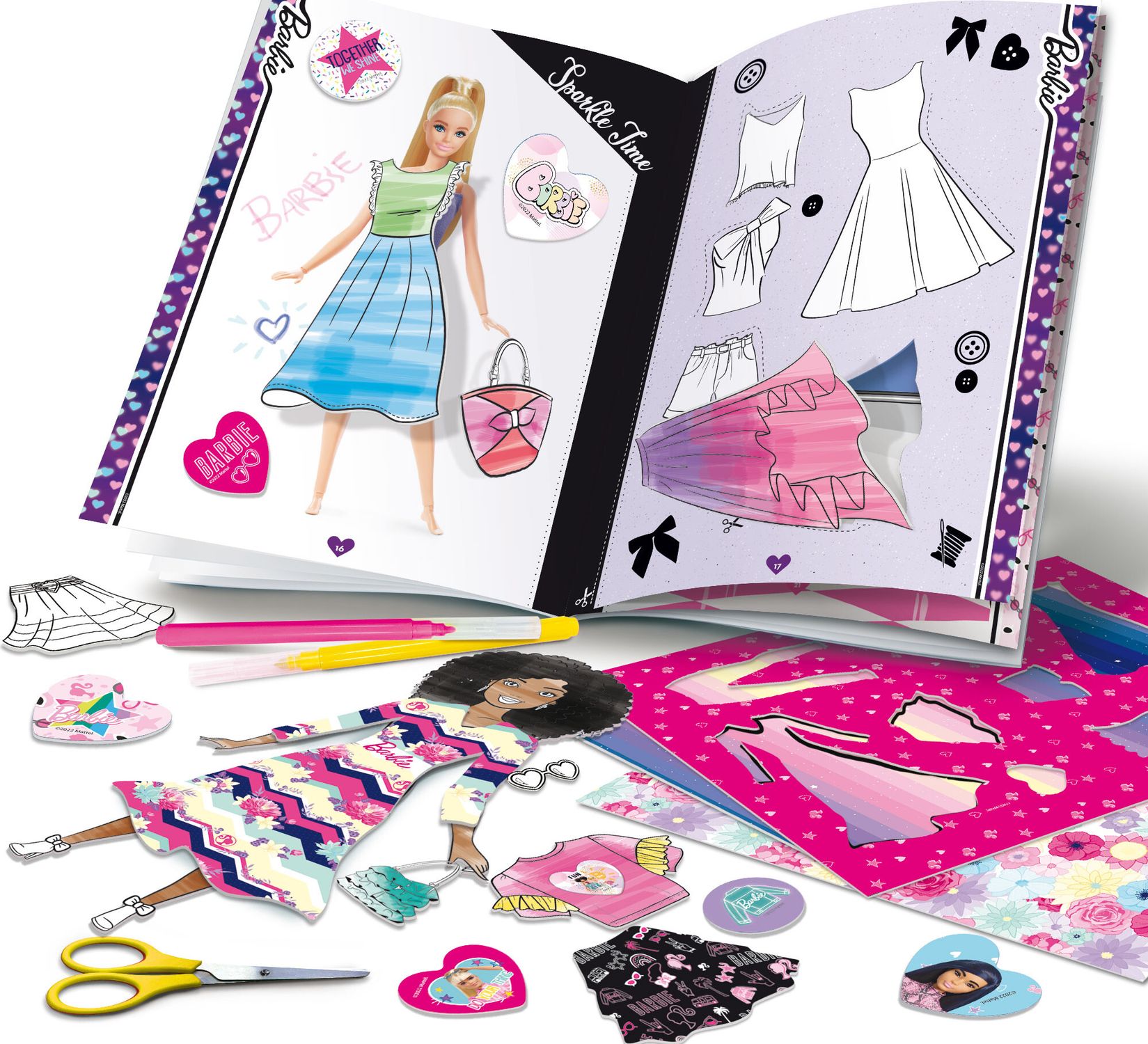 Barbie fashion school (magic pens) - LISCIANI, Barbie