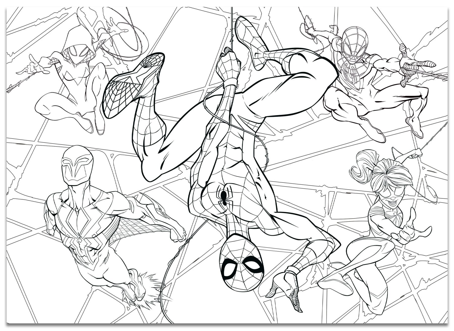 Marvel puzzle maxifloor 4 x 48  spiderman - LISCIANI, Avengers, Spiderman