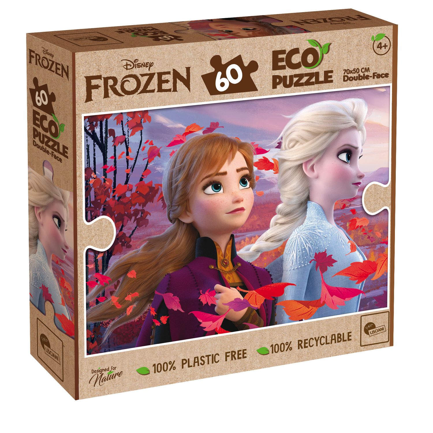 Disney eco-puzzle df frozen 60                                                                              . - DISNEY PRINCESS, LISCIANI, Disney, Frozen