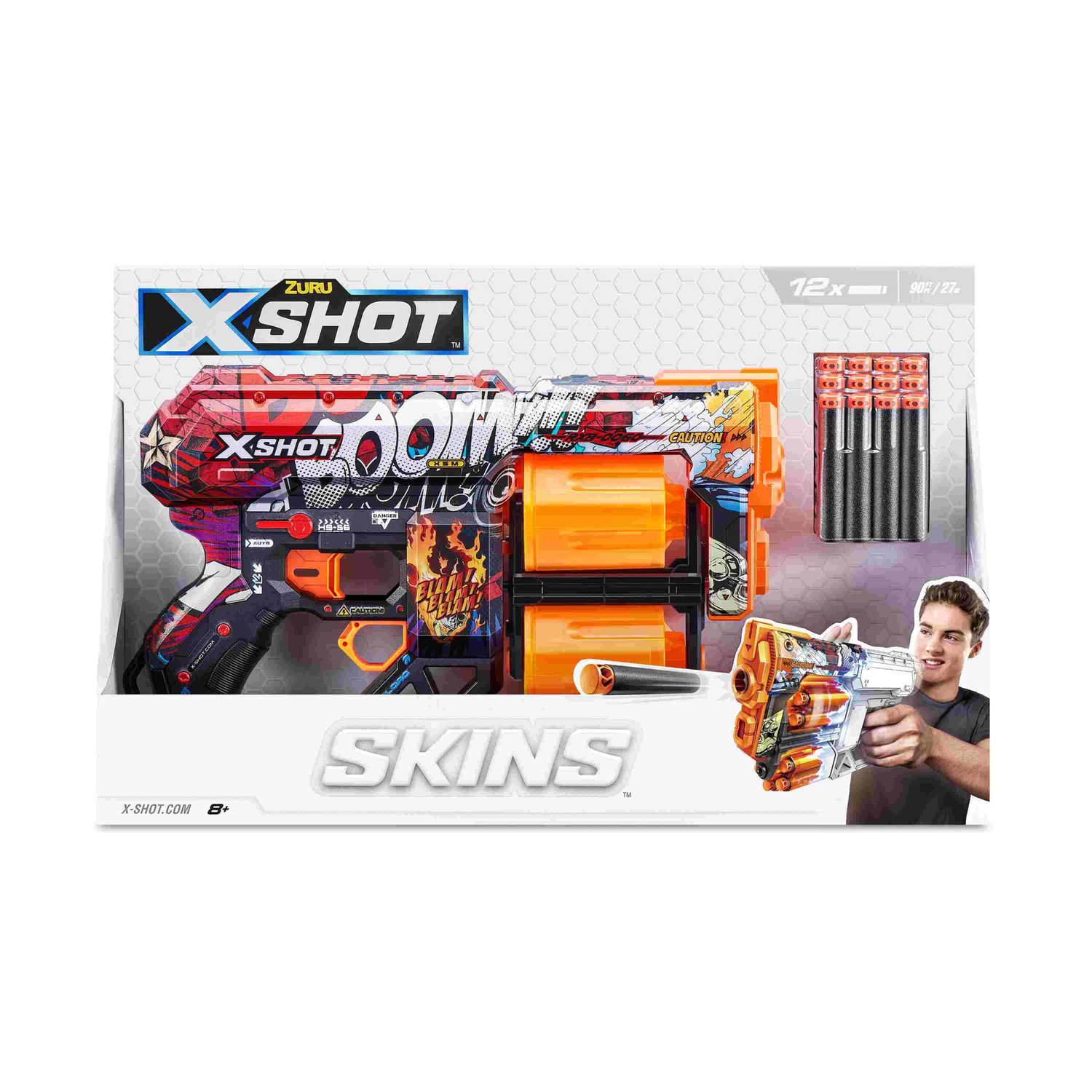 Xshot skins dread(12 darts) - X-SHOT