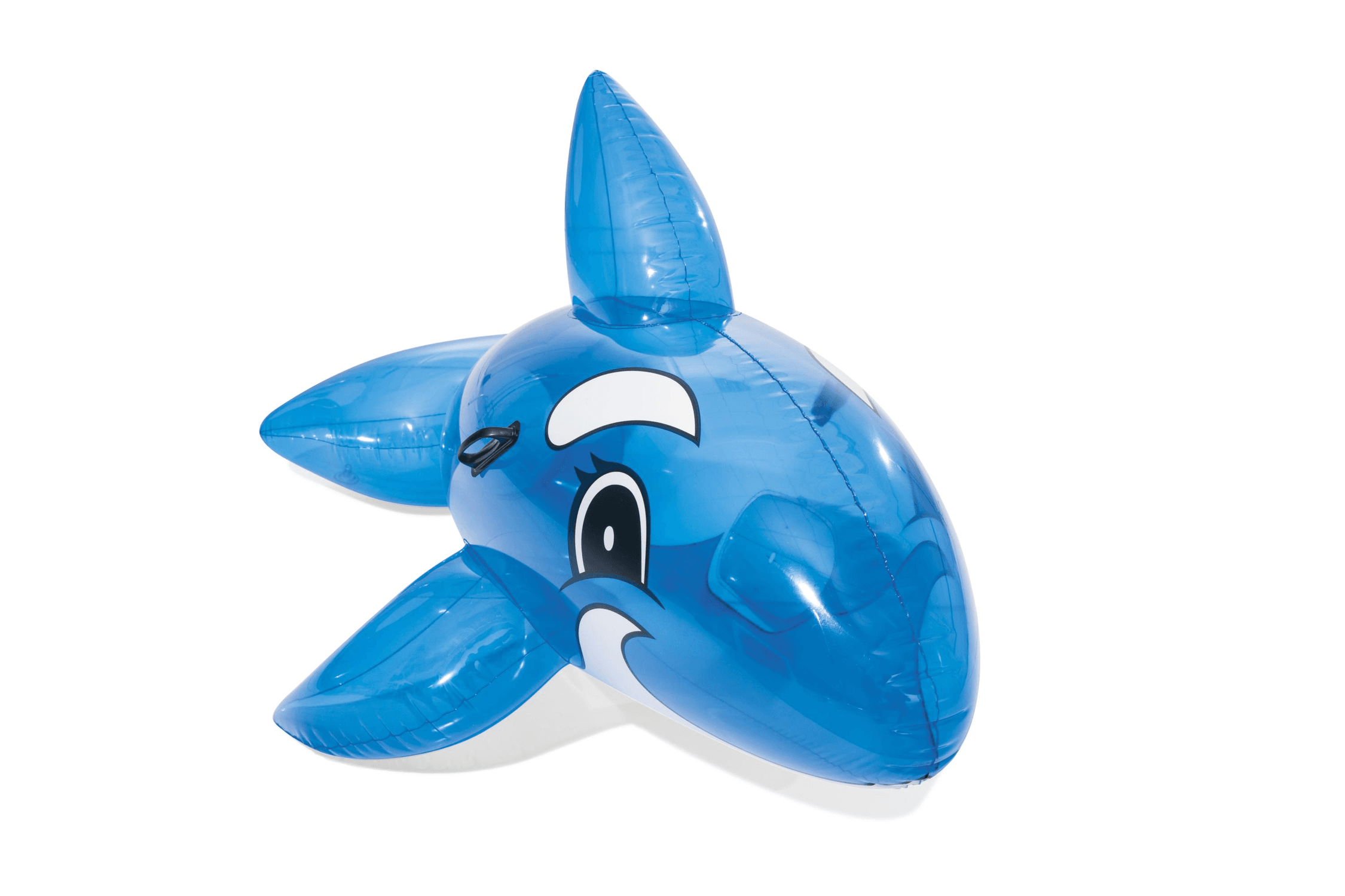 Cavalcabile balena trasparente grande, cm. 157x94 con maniglie - Bestway