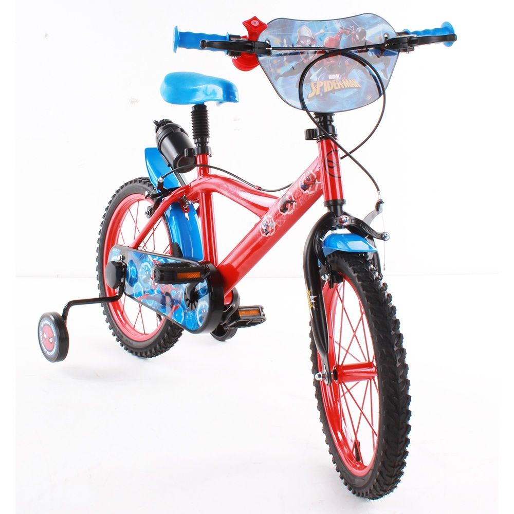 Bicicletta in metallo da 14 pollici di spiderman - adatta per bambini di 3-4 anni - Avengers, MARVEL, Spiderman