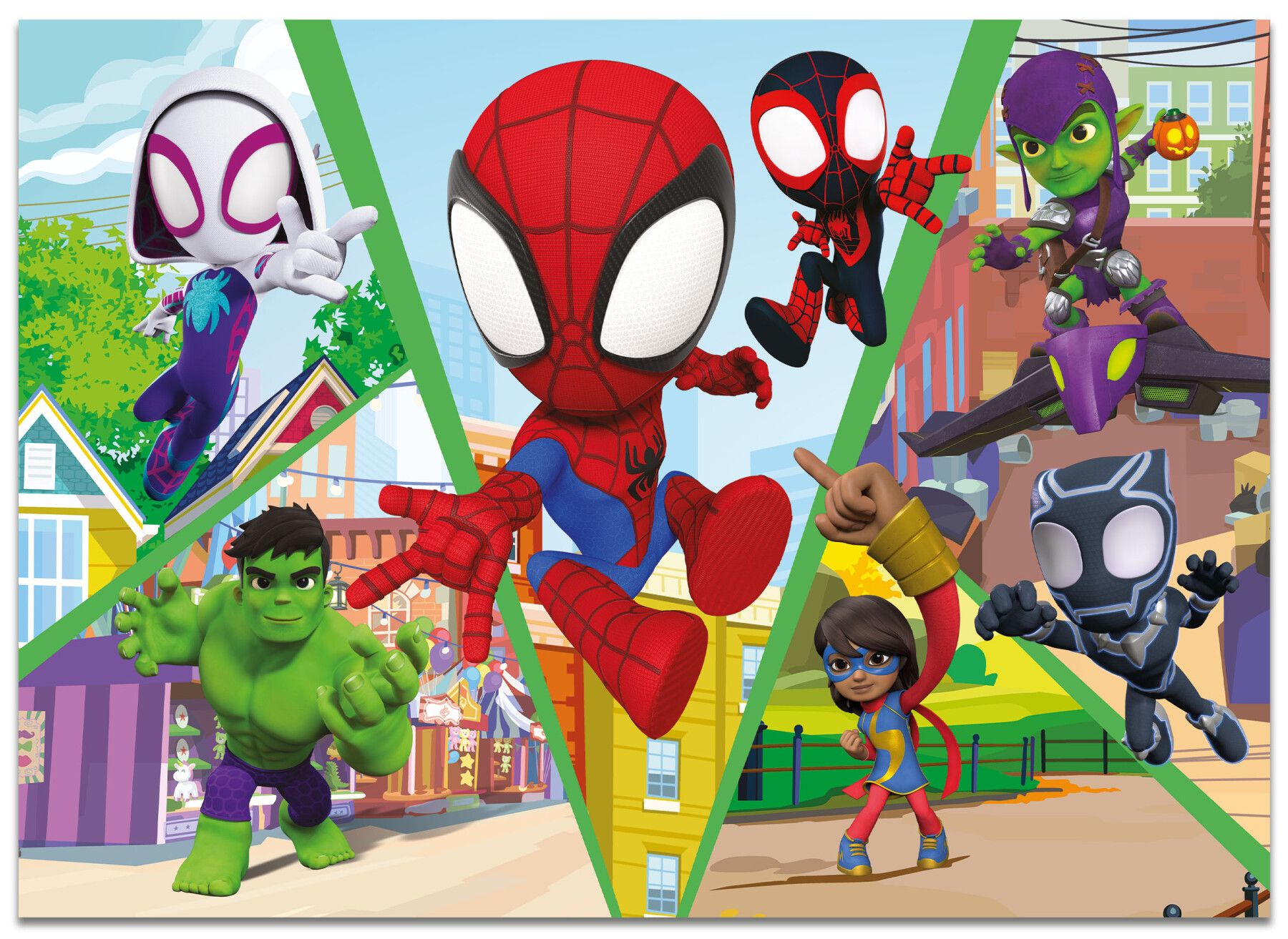 Marvel puzzle df maxi  floor 4 x 48 spidey - LISCIANI, SPIDEY, MARVEL