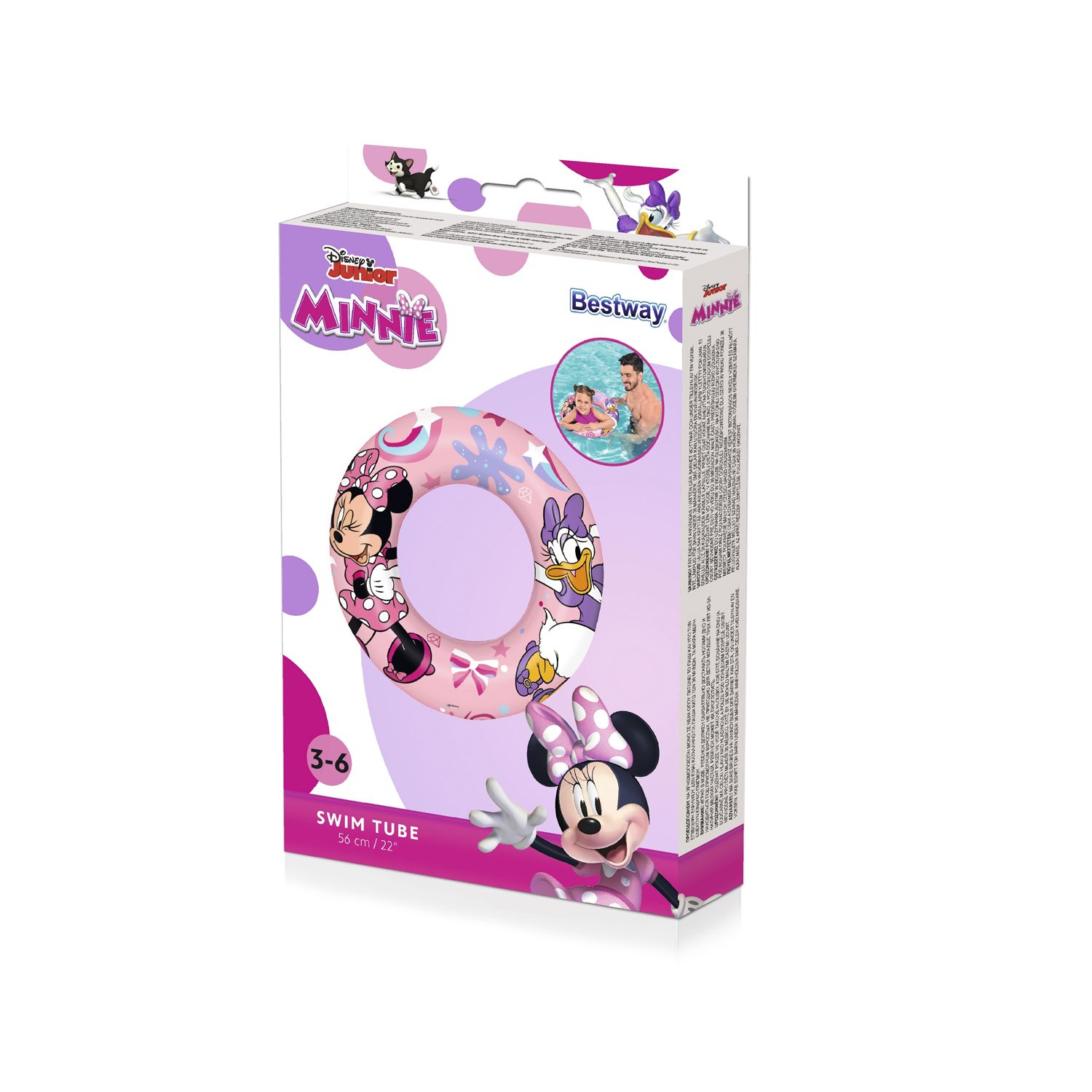 Salvagente disney  minnie, cm. 56 - Bestway, Minnie