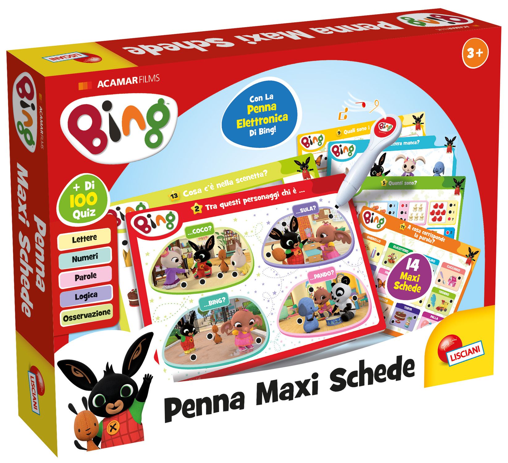 Bing penna maxi schede - BING, LISCIANI