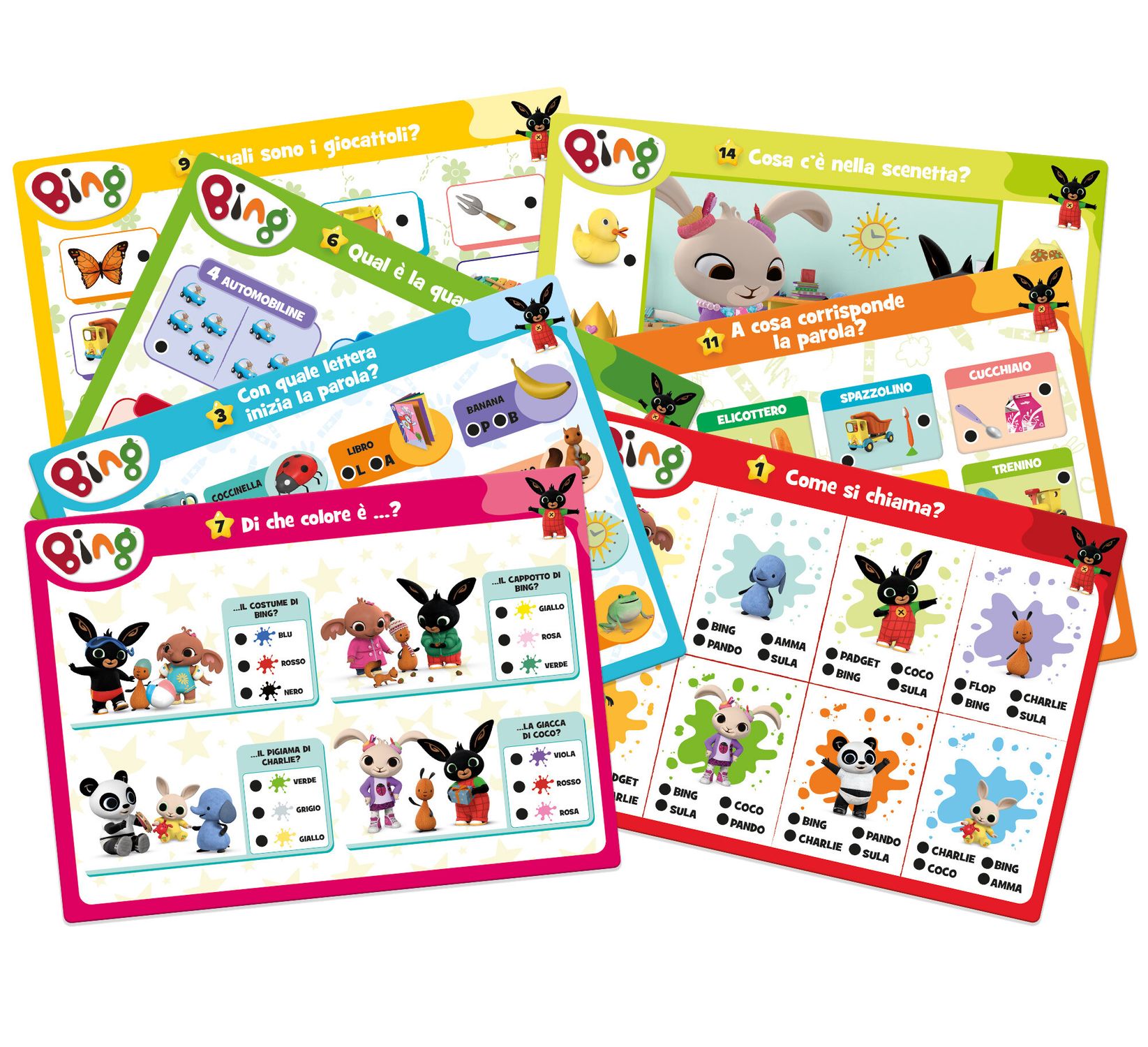Bing penna maxi schede - BING, LISCIANI