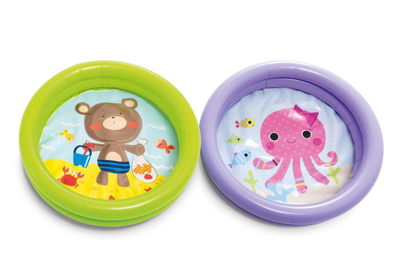 Piscina baby fondo animaletti cm 61x15 i.36 - INTEX